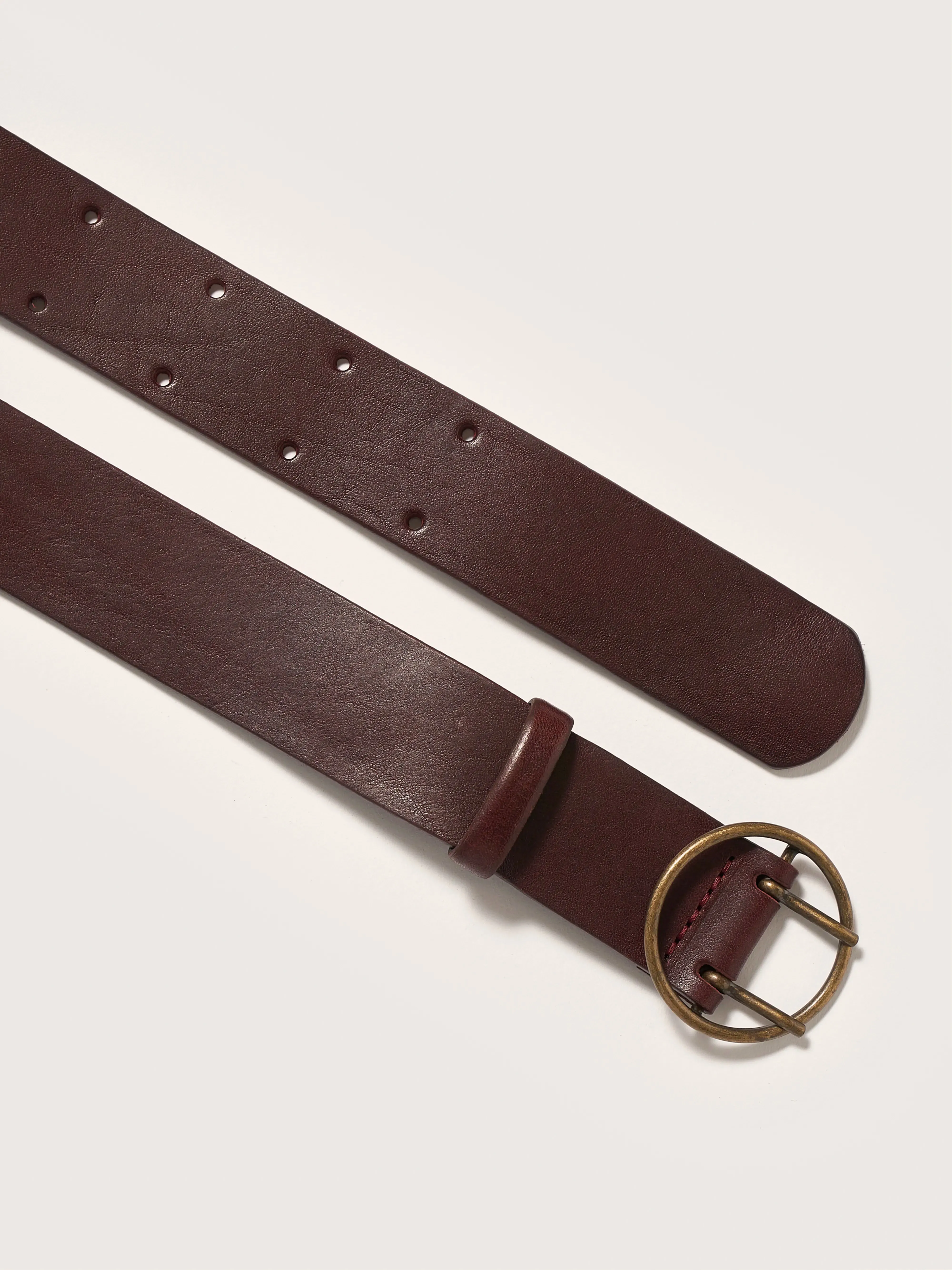 Selya leather belt (251 / W / BORDEAUX) sold by Bellrose product image thumbnail 4
