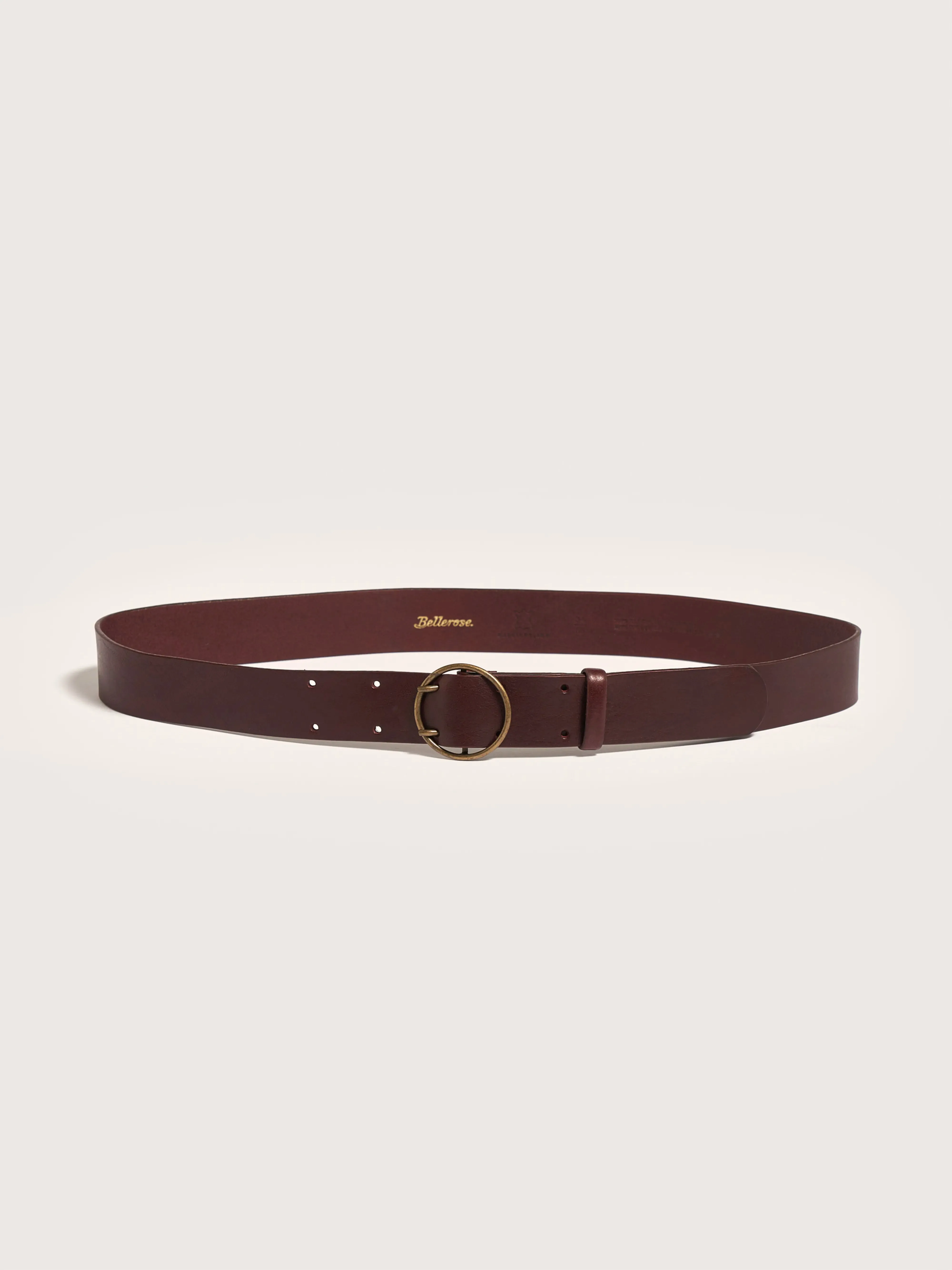 Selya leather belt (251 / W / BORDEAUX) sold by Bellrose product image thumbnail 2
