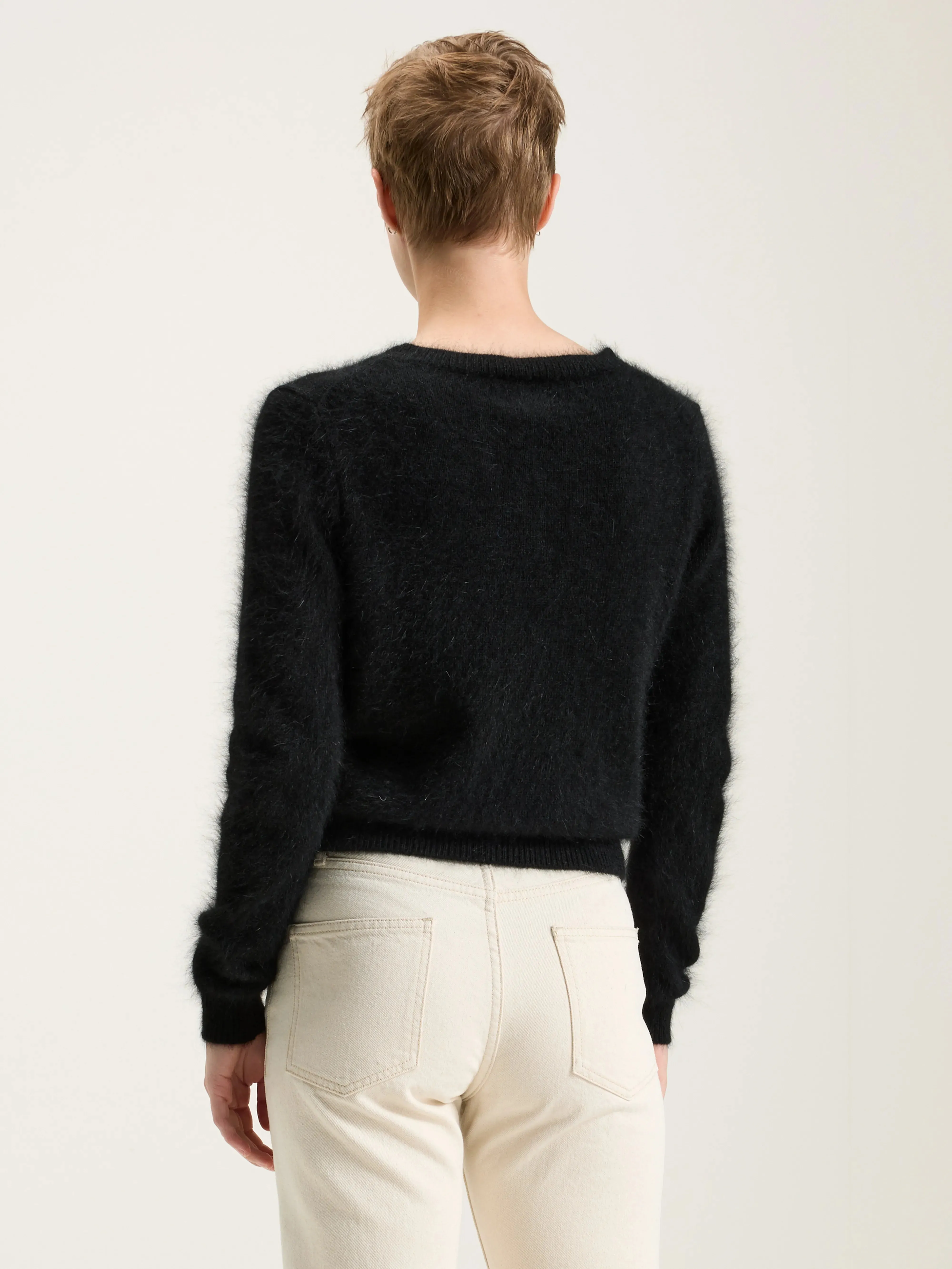 Datti angora-blend sweater (242 / W / OFF BLACK) sold by Bellrose product image thumbnail 4