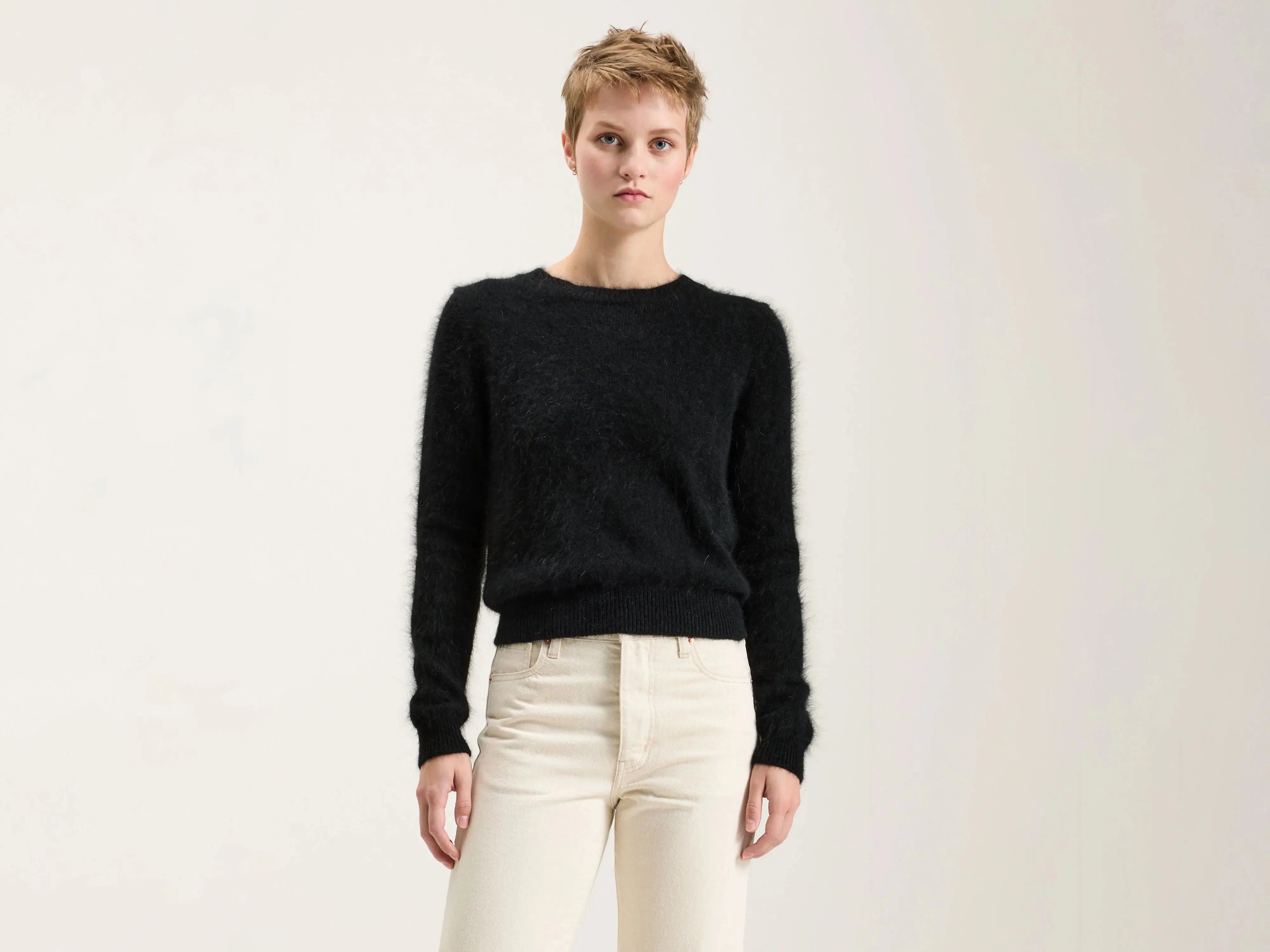 Datti angora-blend sweater (242 / W / OFF BLACK) sold by Bellrose