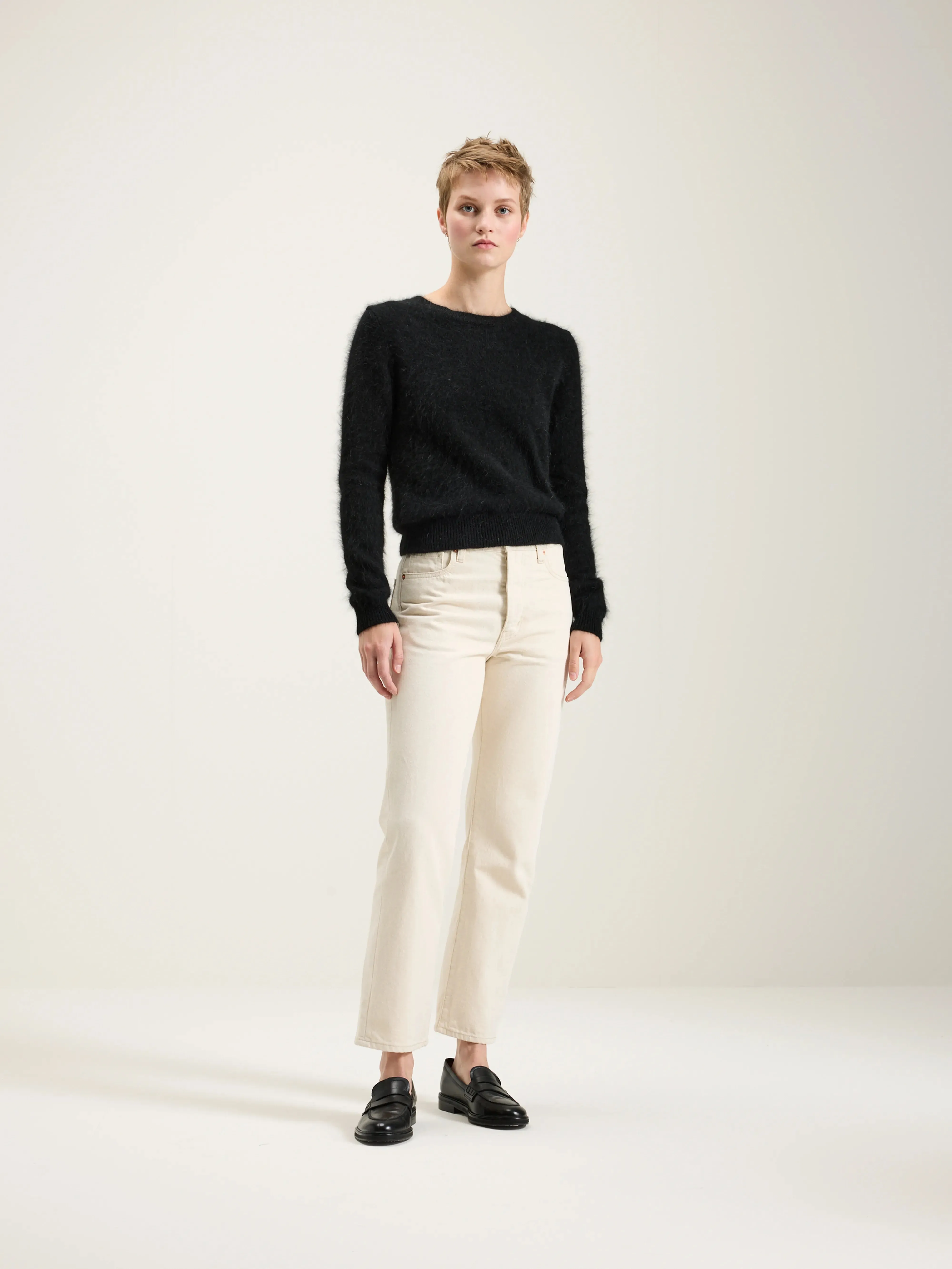 Datti angora-blend sweater (242 / W / OFF BLACK) sold by Bellrose product image thumbnail 3