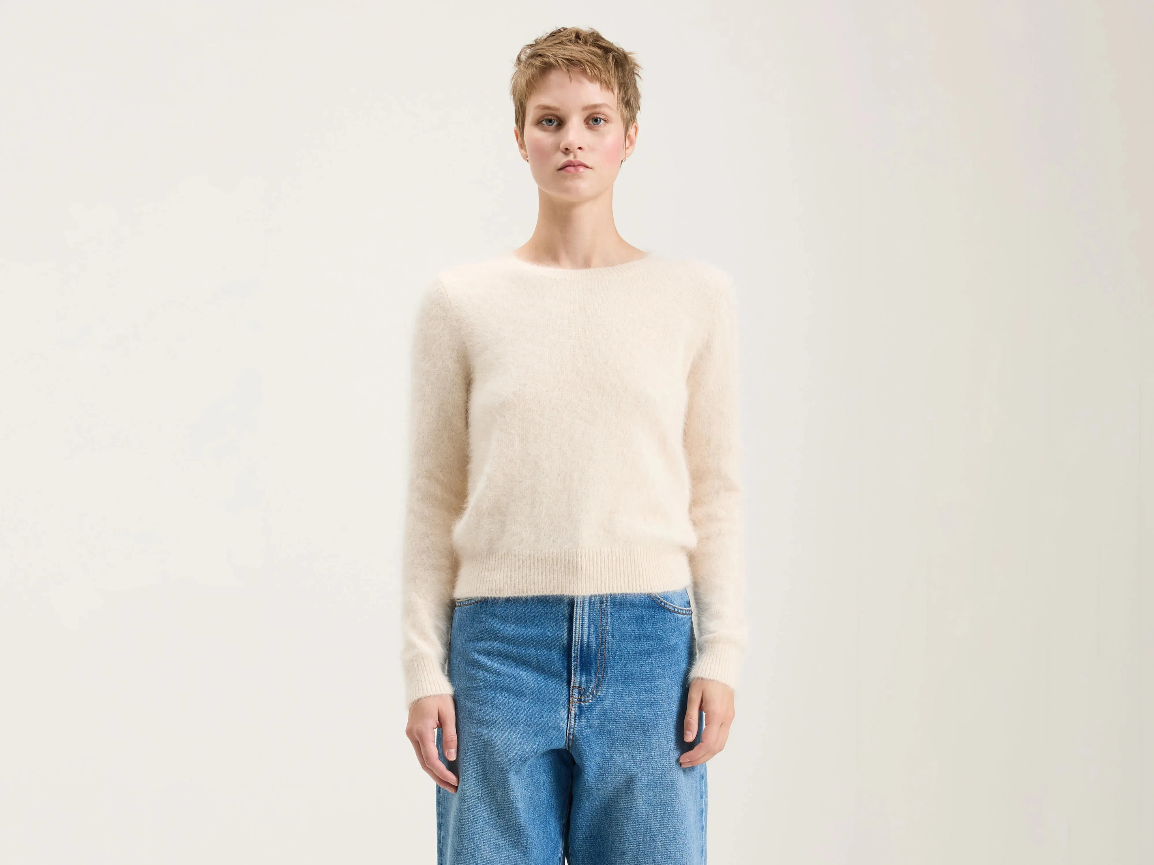 Datti angora-blend sweater (242 / W / PARCHEMIN) sold by Bellrose
