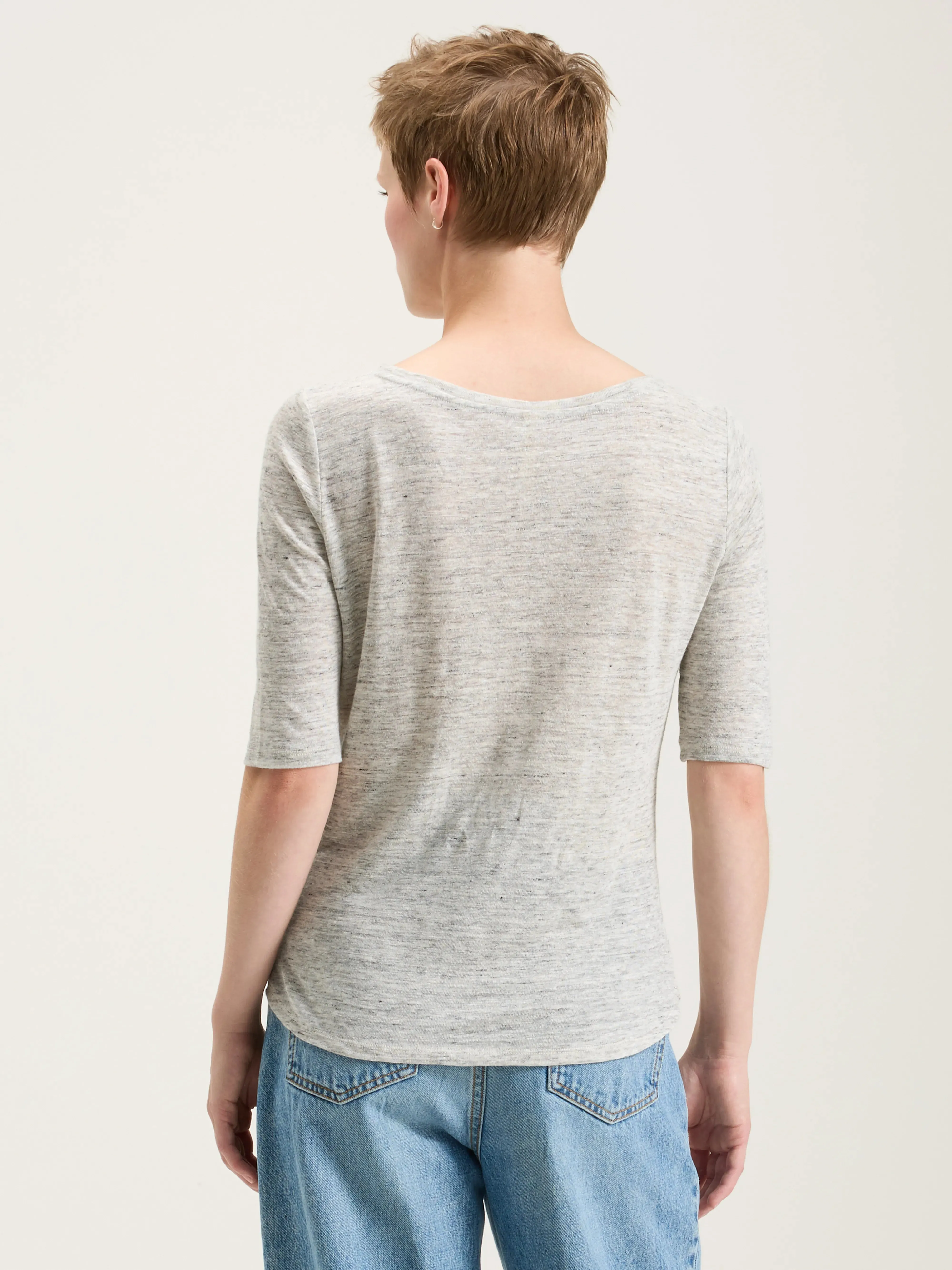 Seas slim t-shirt (242 / W / H. GREY) sold by Bellrose product image thumbnail 4
