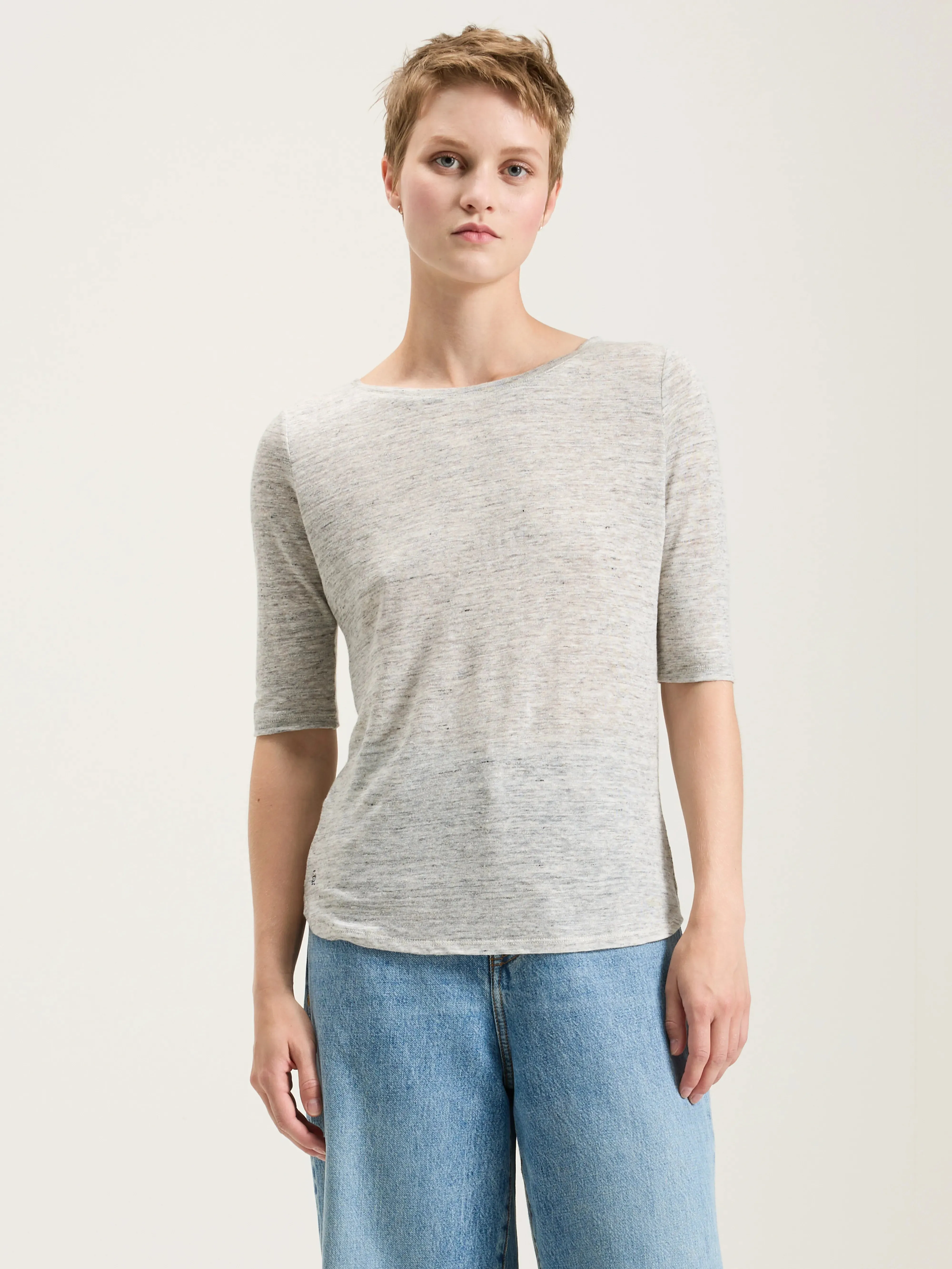 Seas slim t-shirt (242 / W / H. GREY) sold by Bellrose product image thumbnail 2