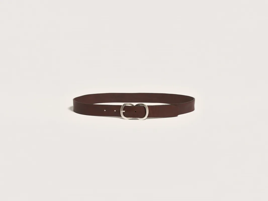 Sabas leather belt (251 / W / BROWN) sold by Bellrose