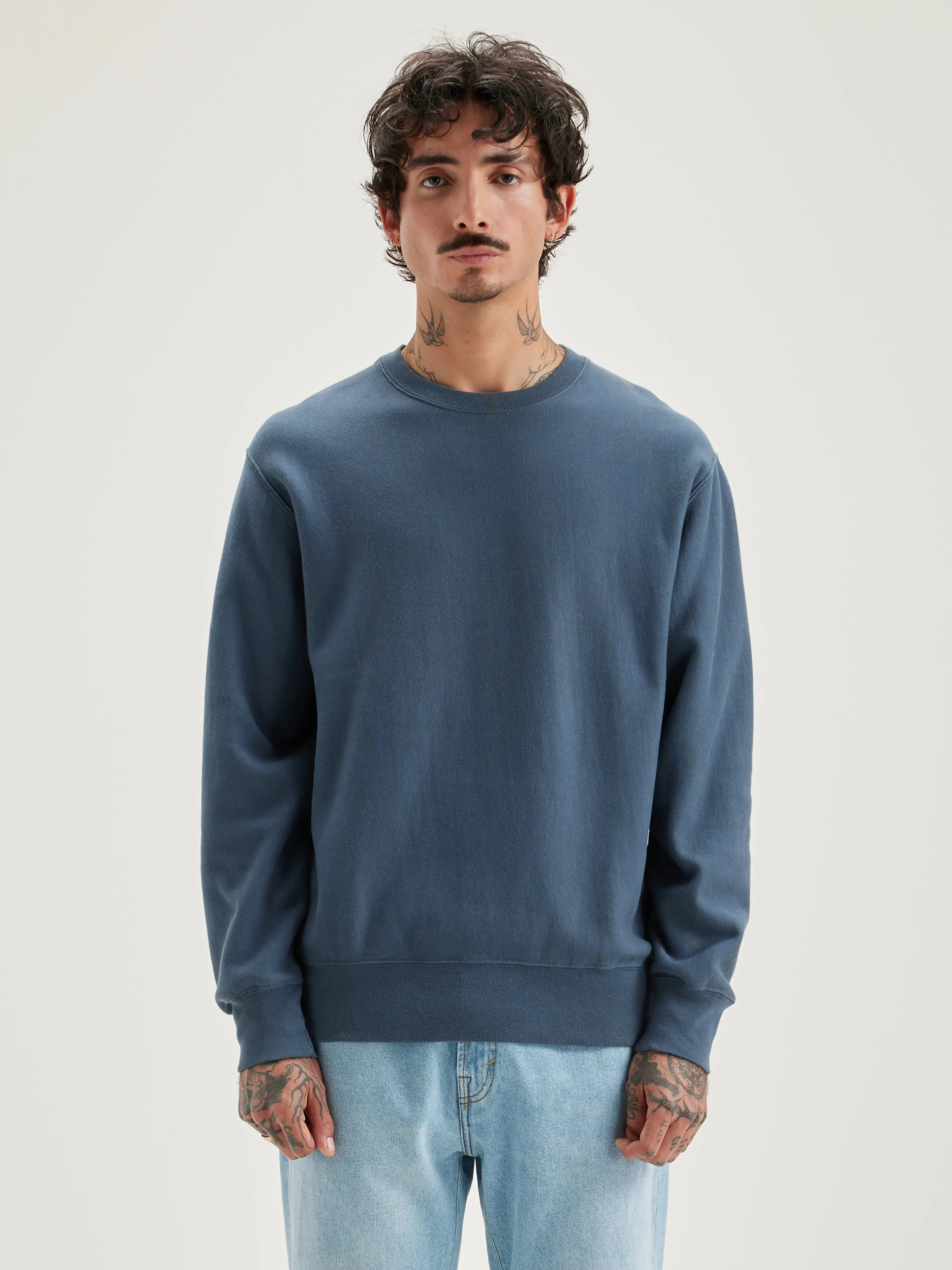 Flake crew-neck sweatshirt (242 / M / DOVE) sold by Bellrose product image thumbnail 2