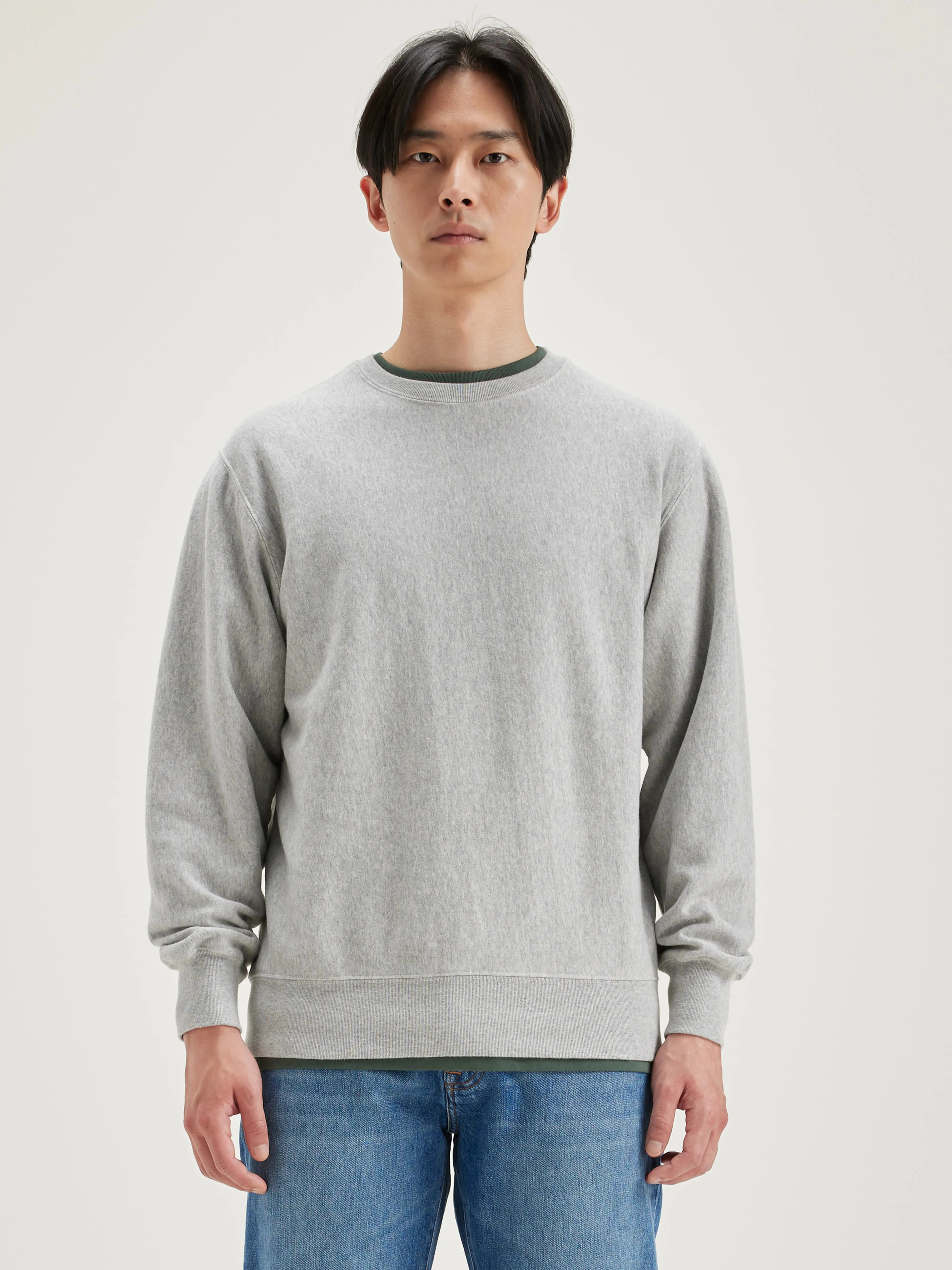 Flake crew-neck sweatshirt (242 / M / H. GREY) sold by Bellrose product image thumbnail 2