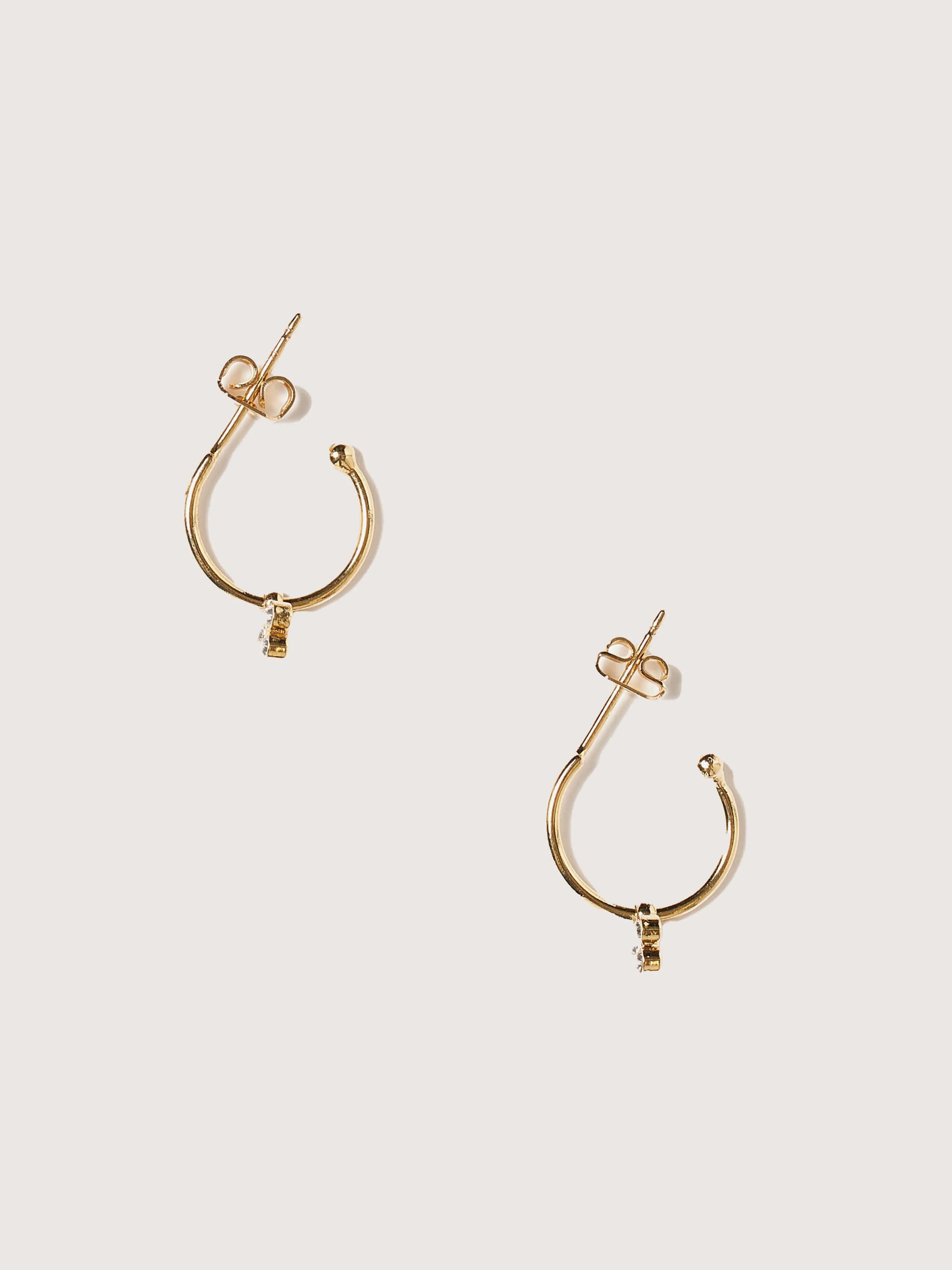 Melia Hoop Earrings (242 / W / GOLD) sold by Bellrose product image thumbnail 2