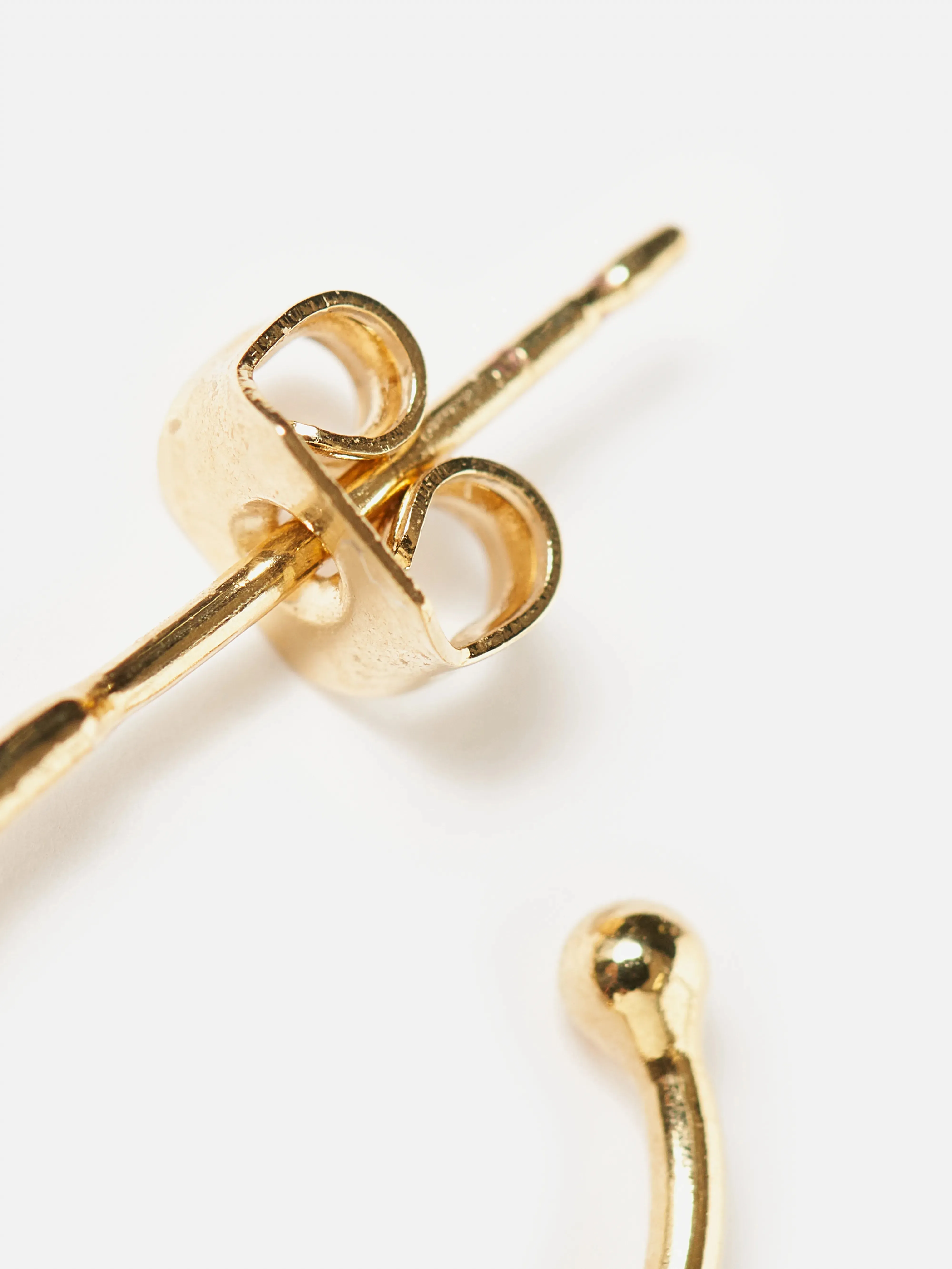 Melia Hoop Earrings (242 / W / GOLD) sold by Bellrose product image thumbnail 4