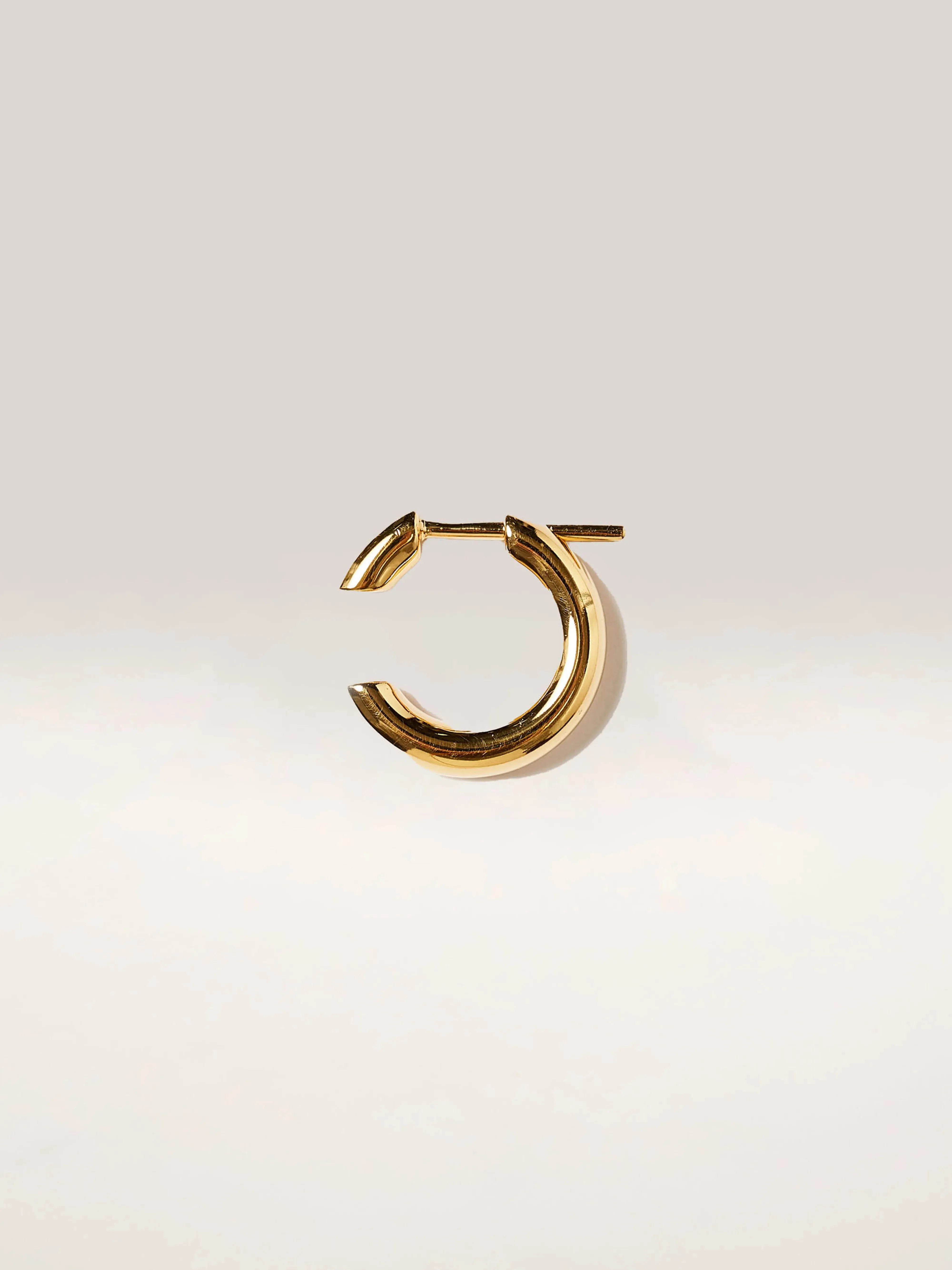 Disrupted 14 Hoop Earring (242 / W / GOLD) sold by Bellrose product image thumbnail 2