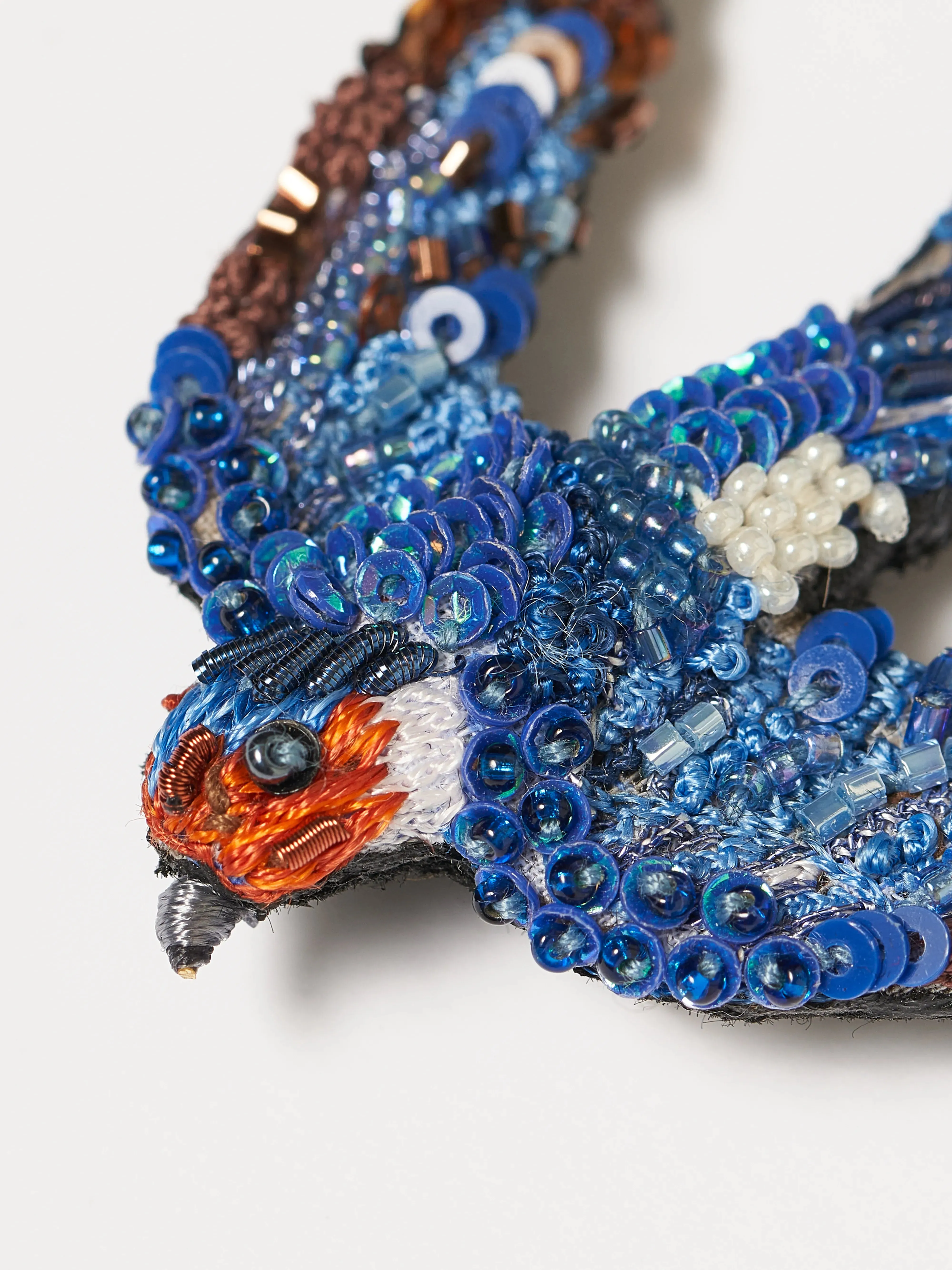 Flying Swallow Brooch (242 / W / BLUE) sold by Bellrose product image thumbnail 3