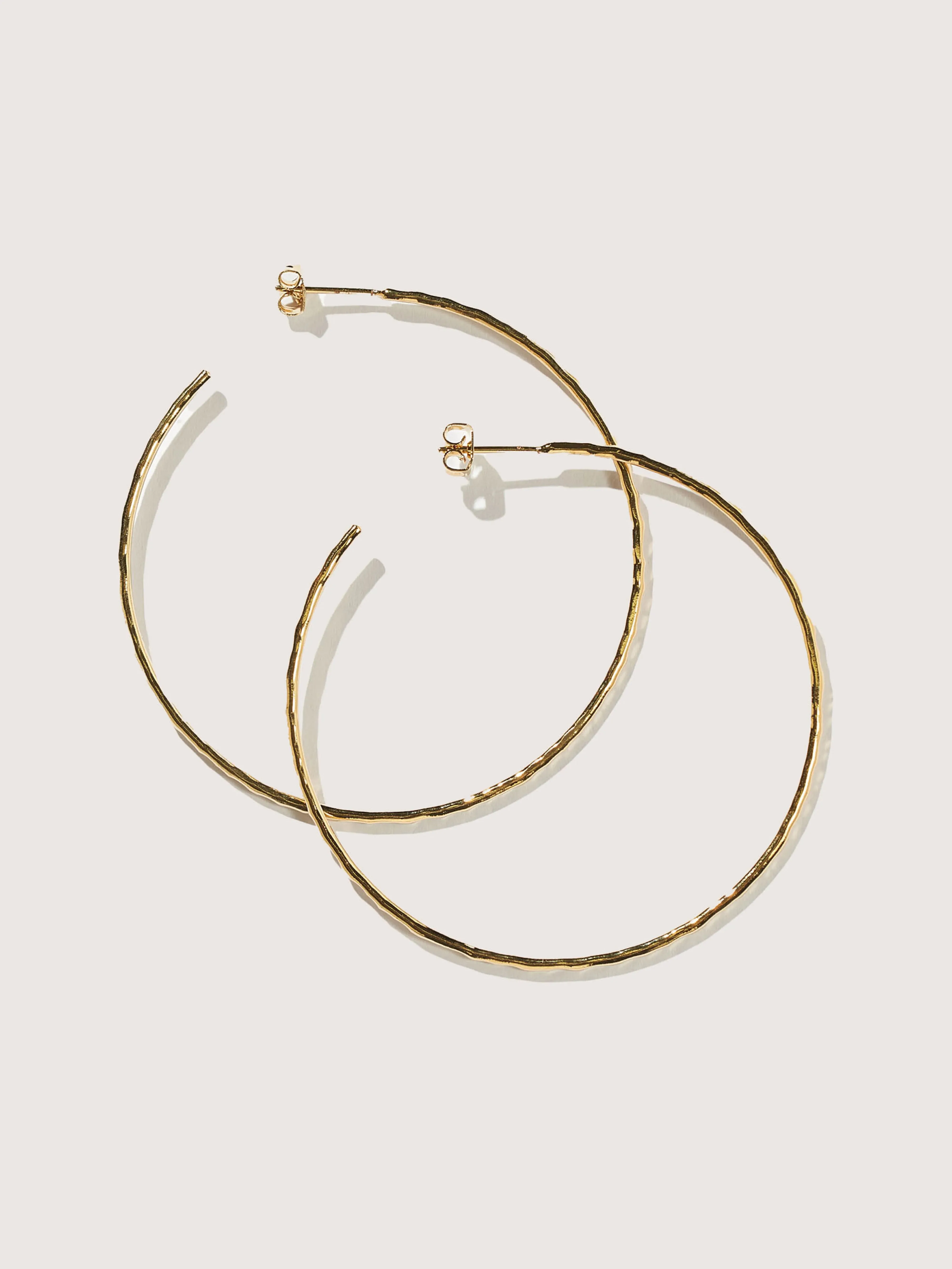 Illusion Hoop Earrings (242 / W / GOLD) sold by Bellrose product image thumbnail 2