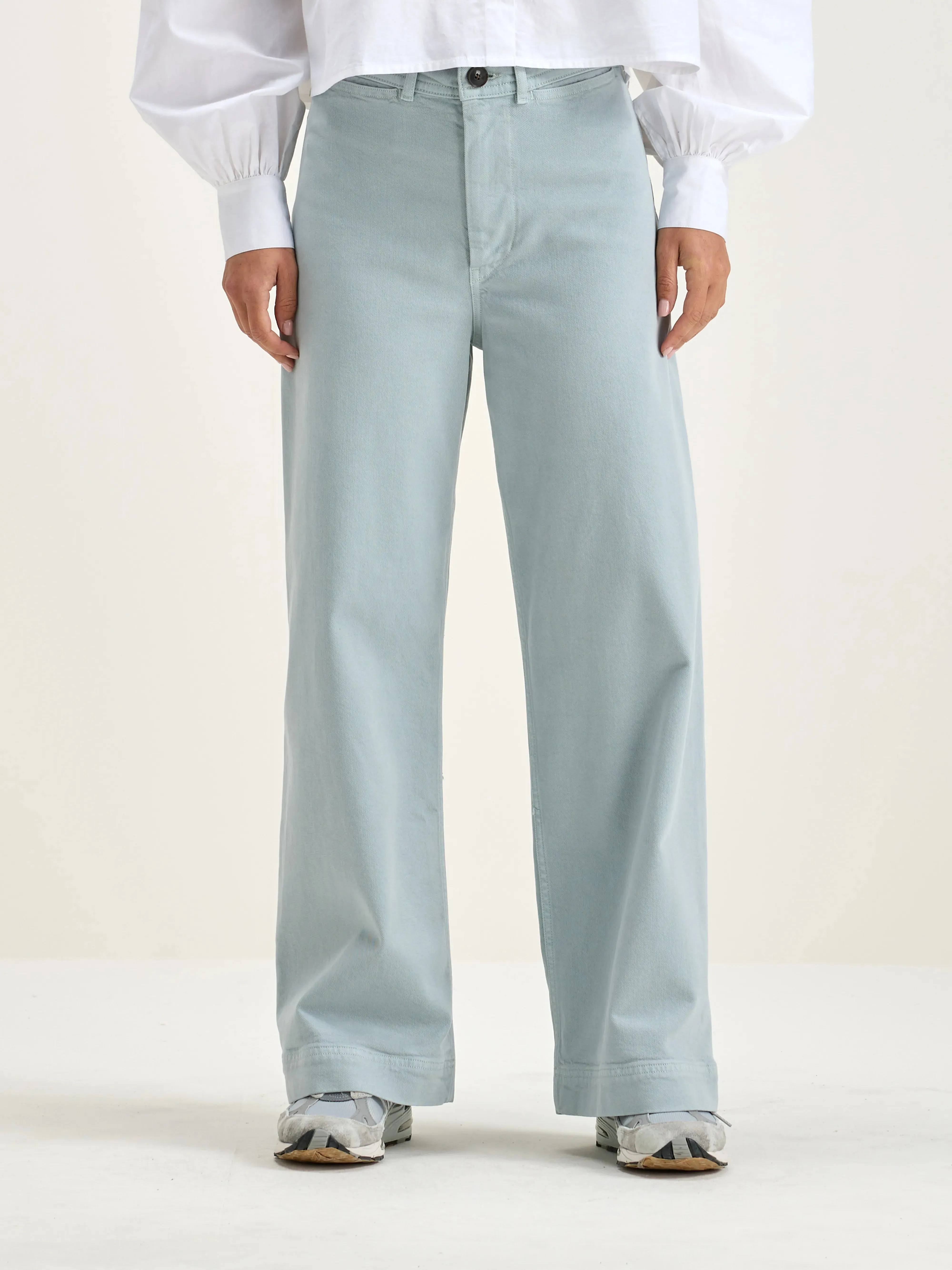 Lottie wide trousers (242 / W / GIVRE) sold by Bellrose product image thumbnail 3