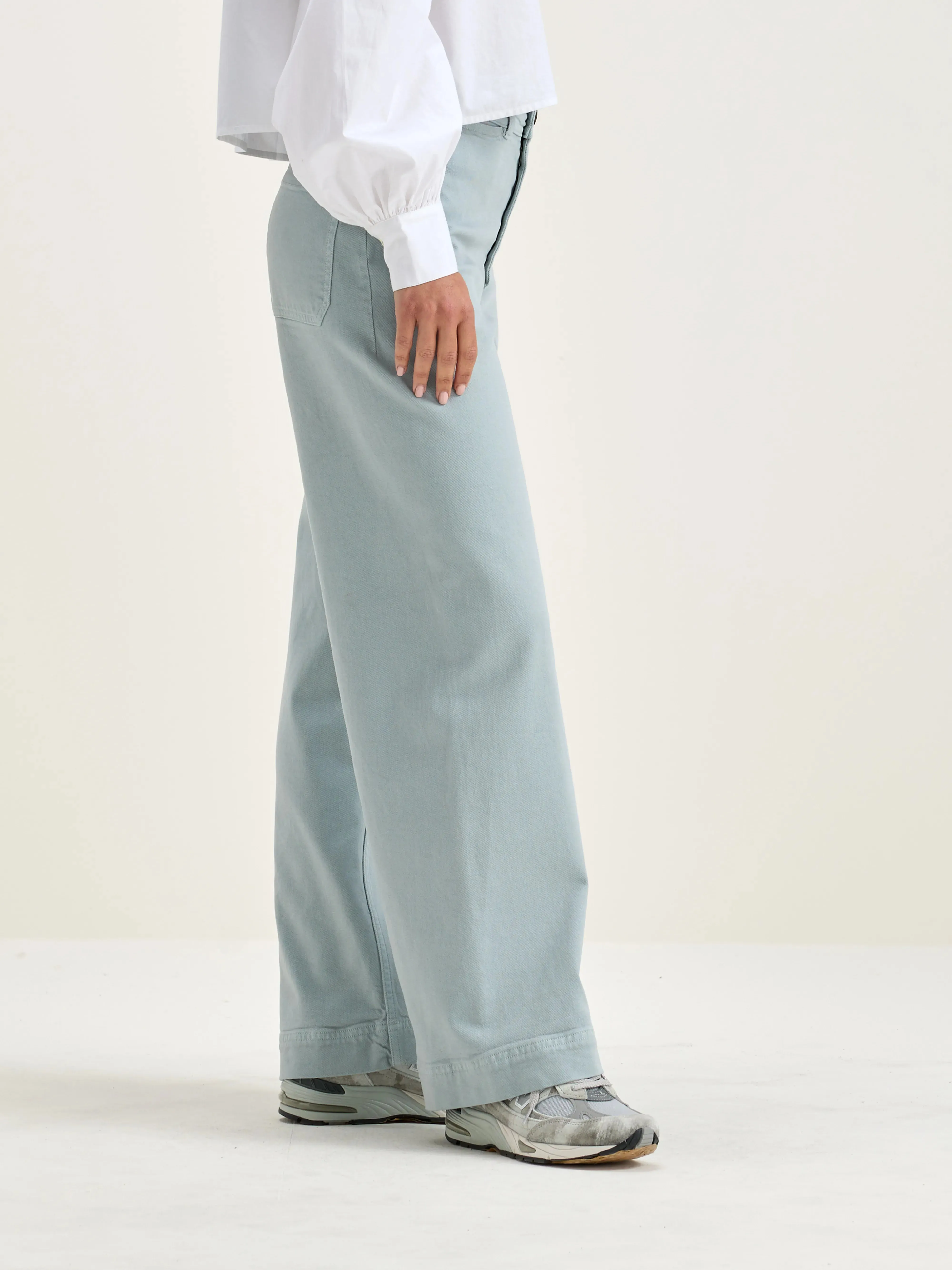 Lottie wide trousers (242 / W / GIVRE) sold by Bellrose product image thumbnail 5