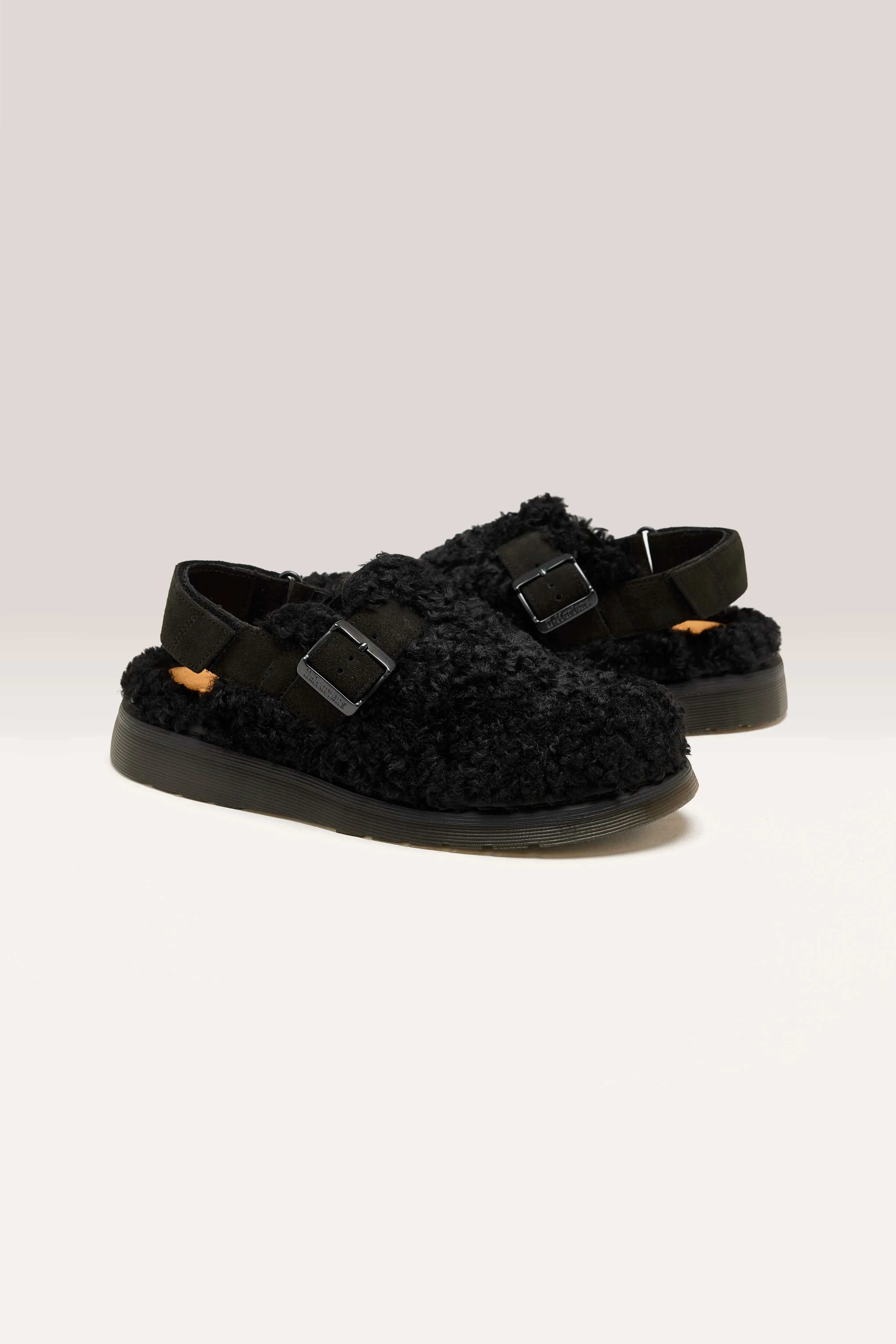 Jorge Ii Suede & Borg Mules For Women (242 / W / BLACK) sold by Bellrose product image thumbnail 3