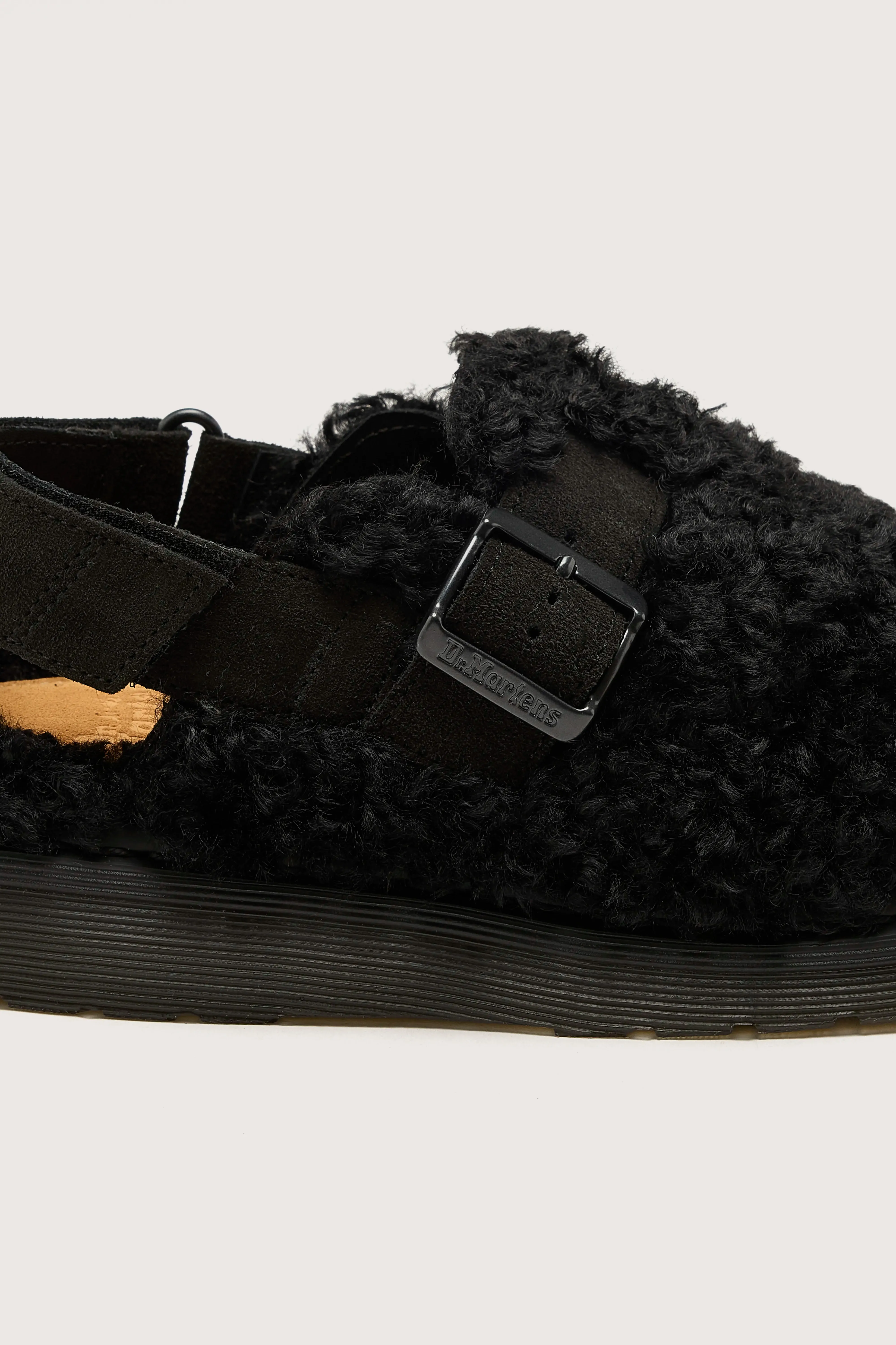 Jorge Ii Suede & Borg Mules For Women (242 / W / BLACK) sold by Bellrose product image thumbnail 5