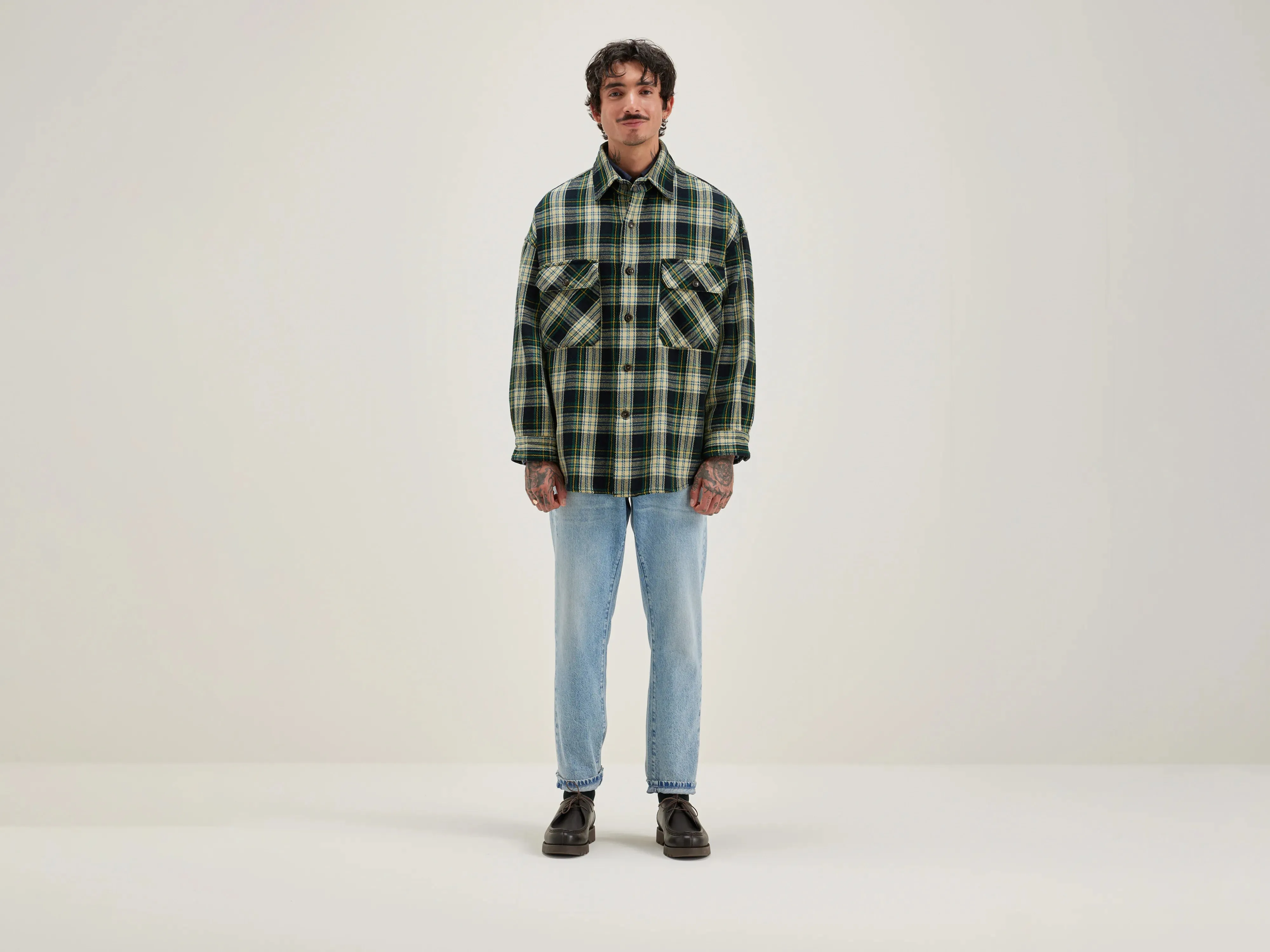 Grown checked overshirt (242 / M / CHECK A) sold by Bellrose