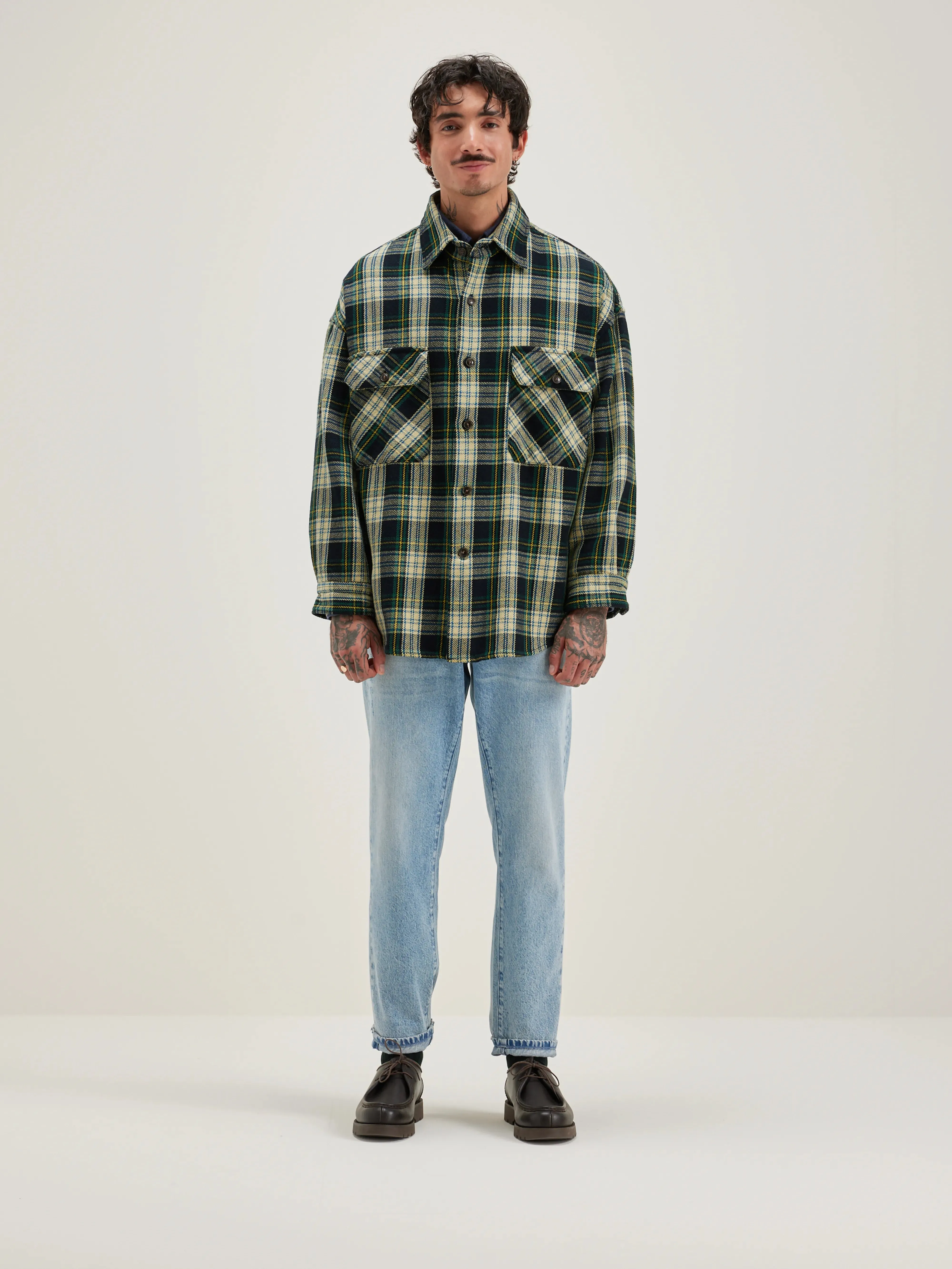 Grown checked overshirt (242 / M / CHECK A) sold by Bellrose product image thumbnail 2