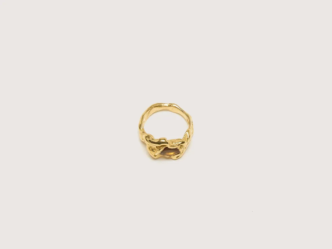 Ola Gold Ring (242 / W / CITRINE) sold by Bellrose