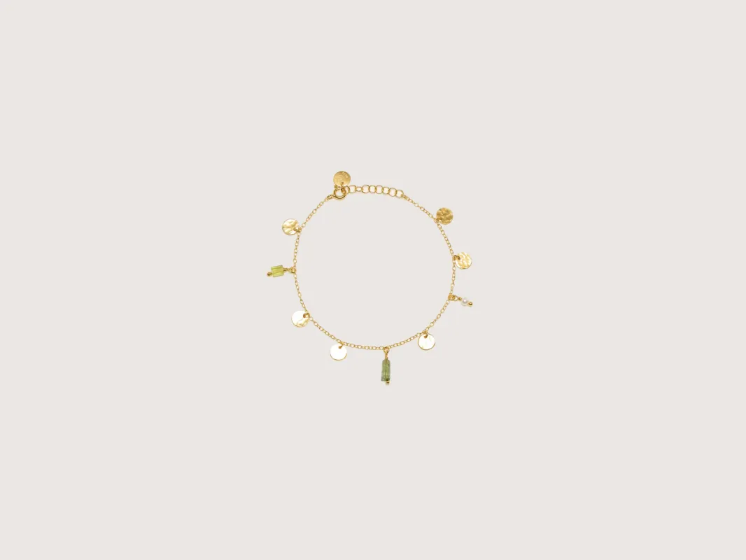 Precious Charm Bracelet (242 / W / GOLD) sold by Bellrose