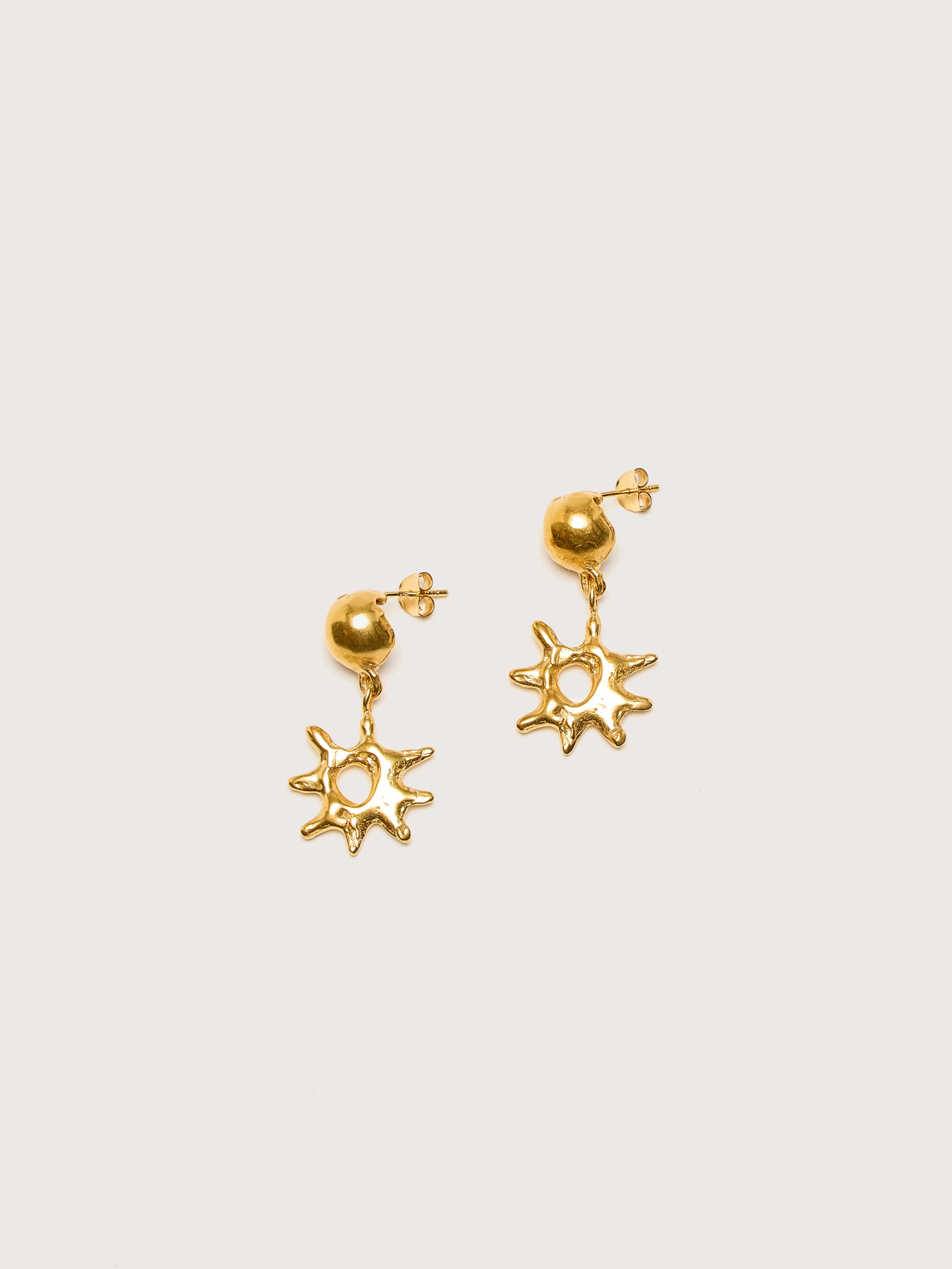 Alba Gold Earrings (242 / W / GOLD) sold by Bellrose product image thumbnail 2
