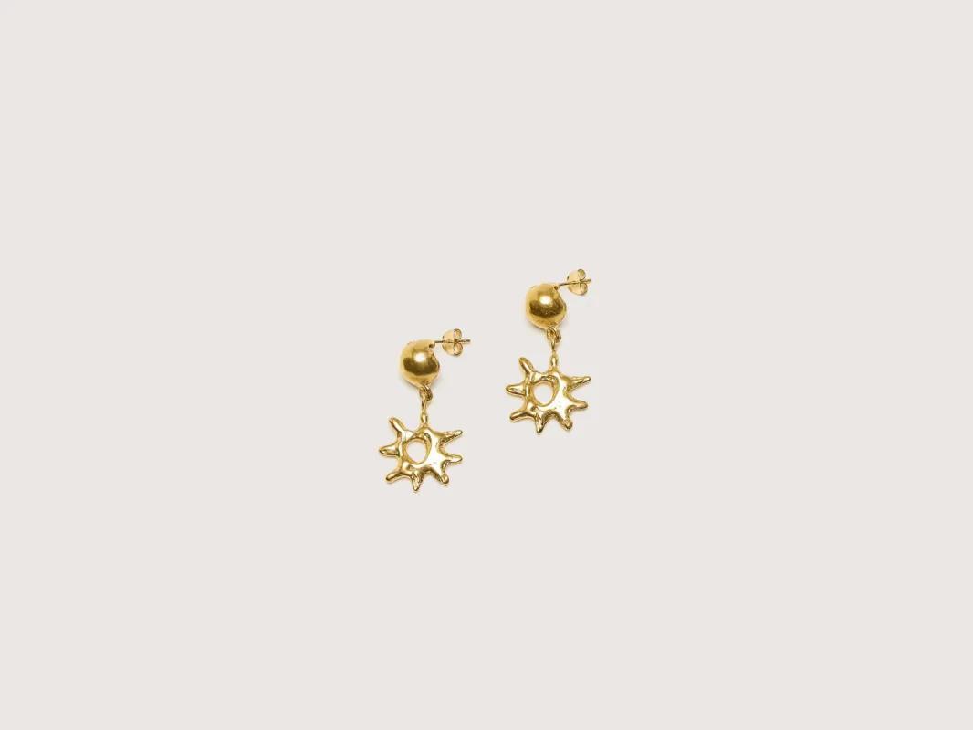 Alba Gold Earrings (242 / W / GOLD) sold by Bellrose