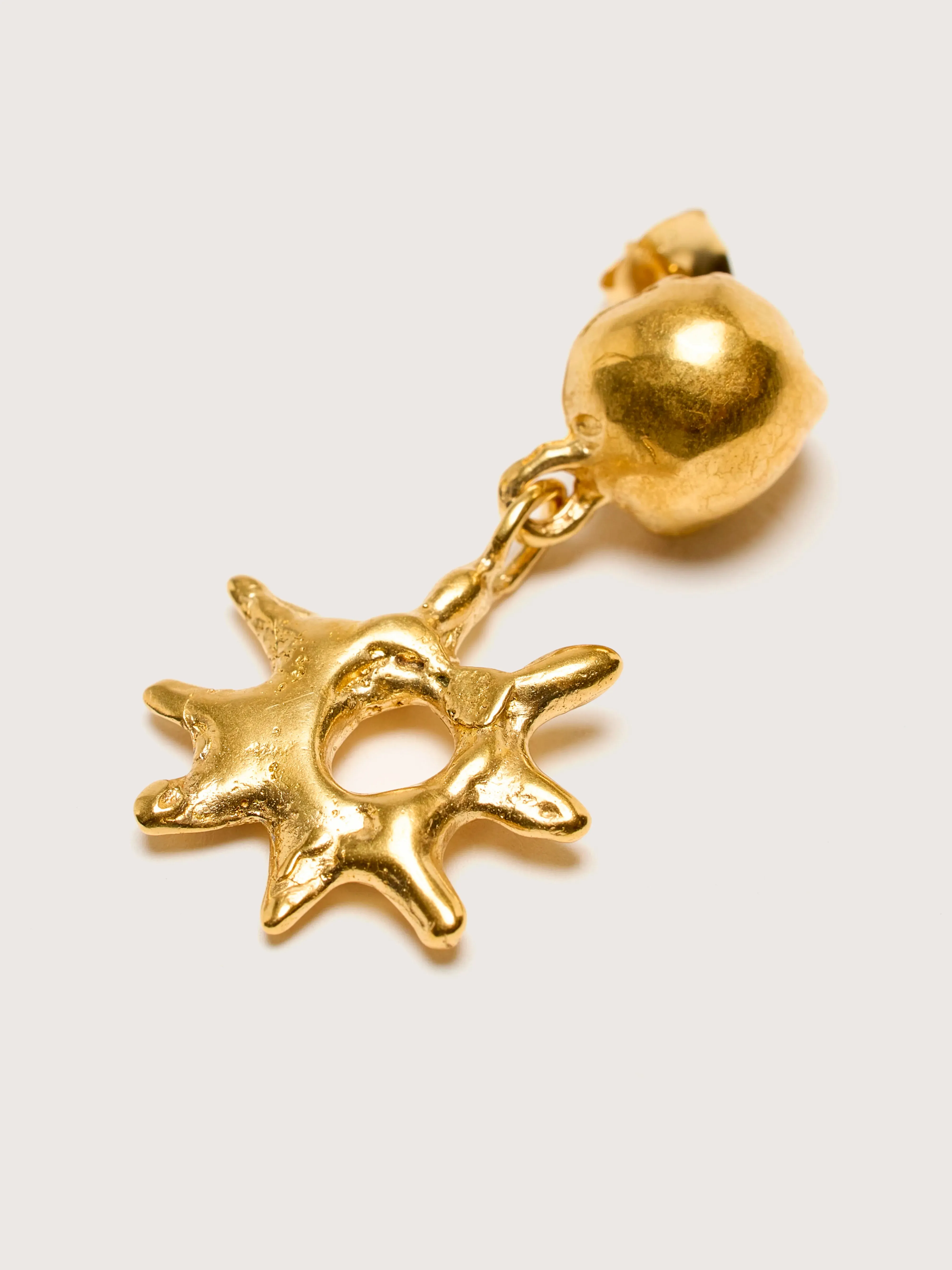 Alba Gold Earrings (242 / W / GOLD) sold by Bellrose product image thumbnail 3