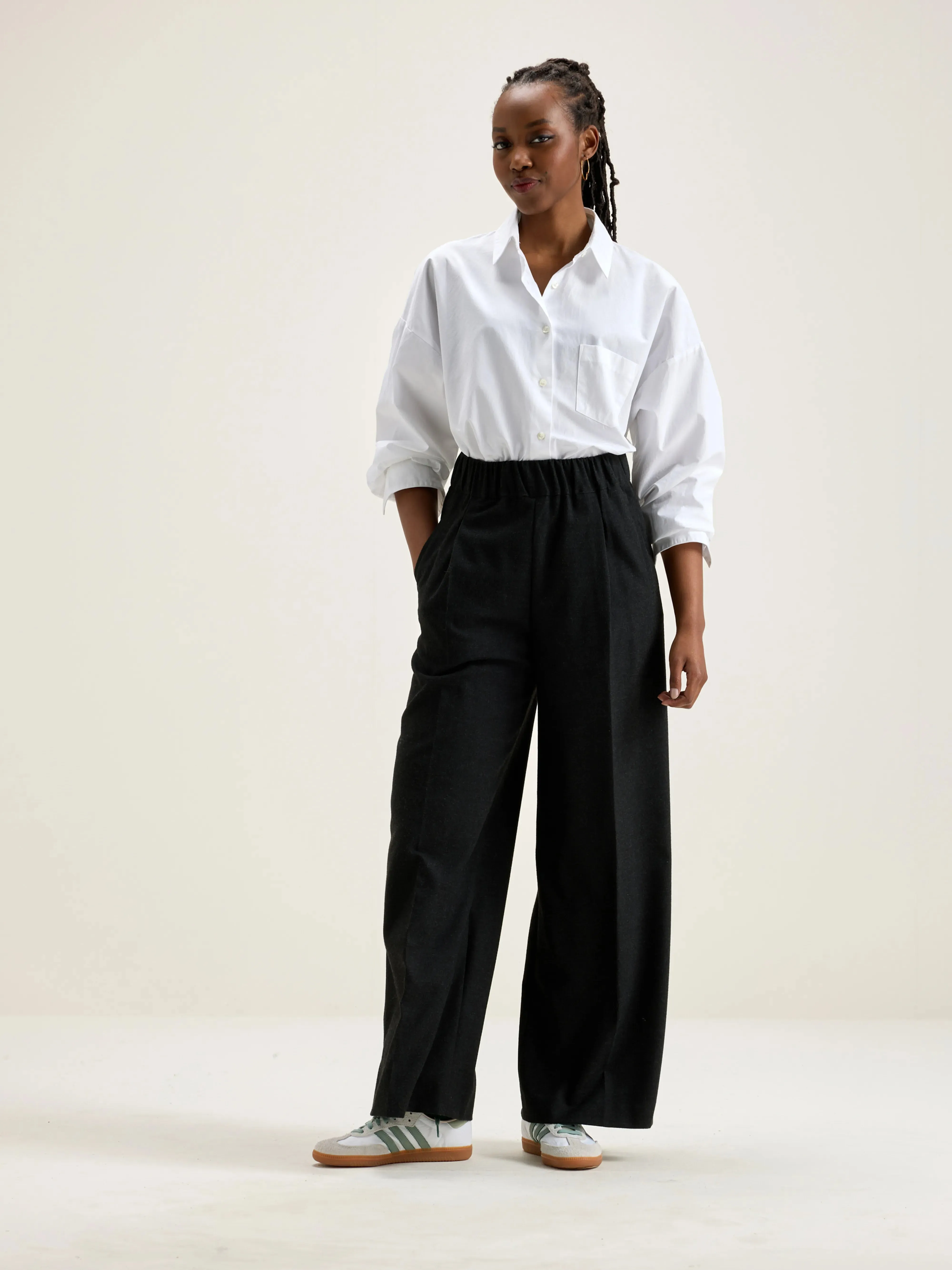Vespa wide trousers (242 / W / ANTHRACITE) sold by Bellrose product image thumbnail 2