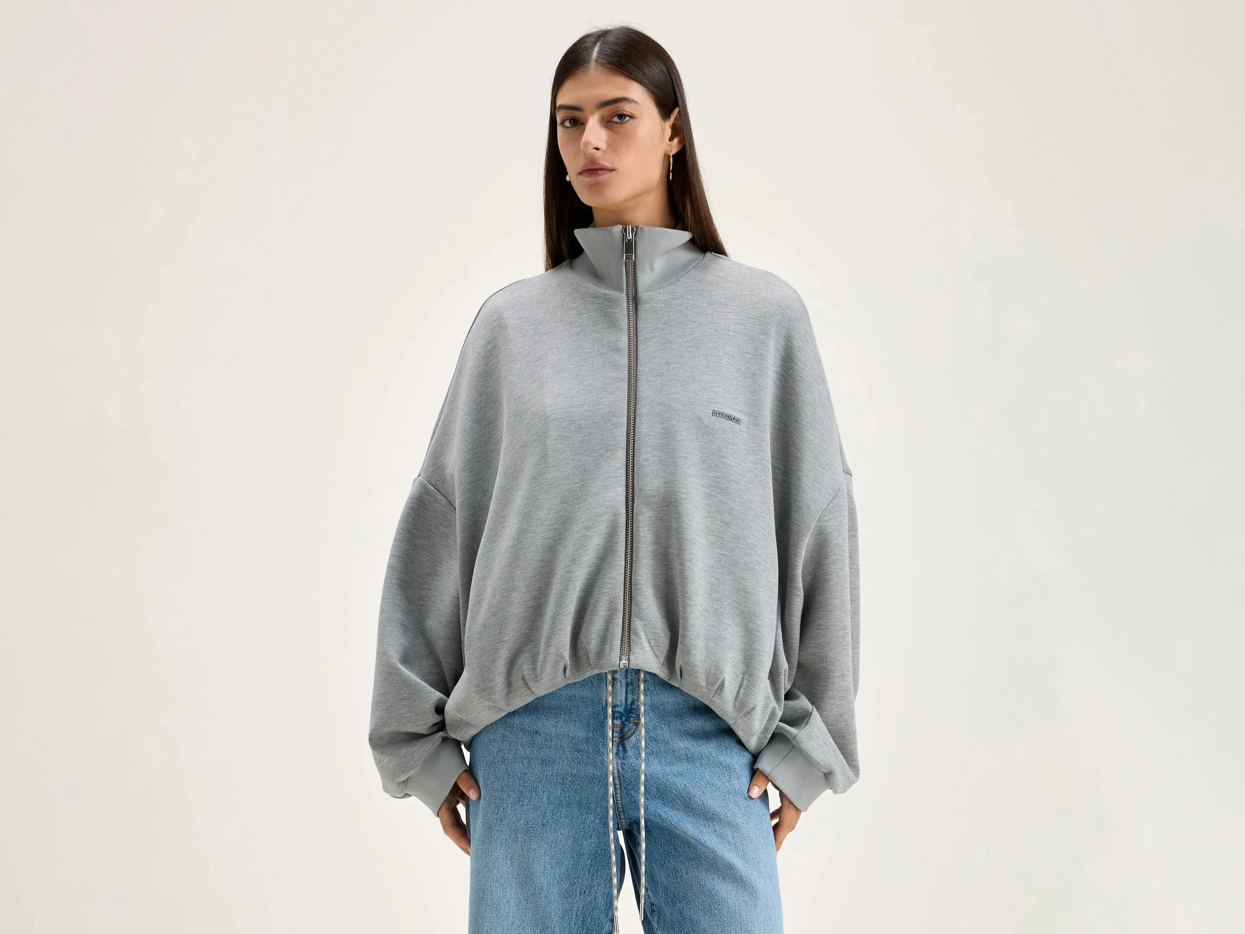 Tallis zip-up sweatshirt (242 / W / H. GREY) sold by Bellrose
