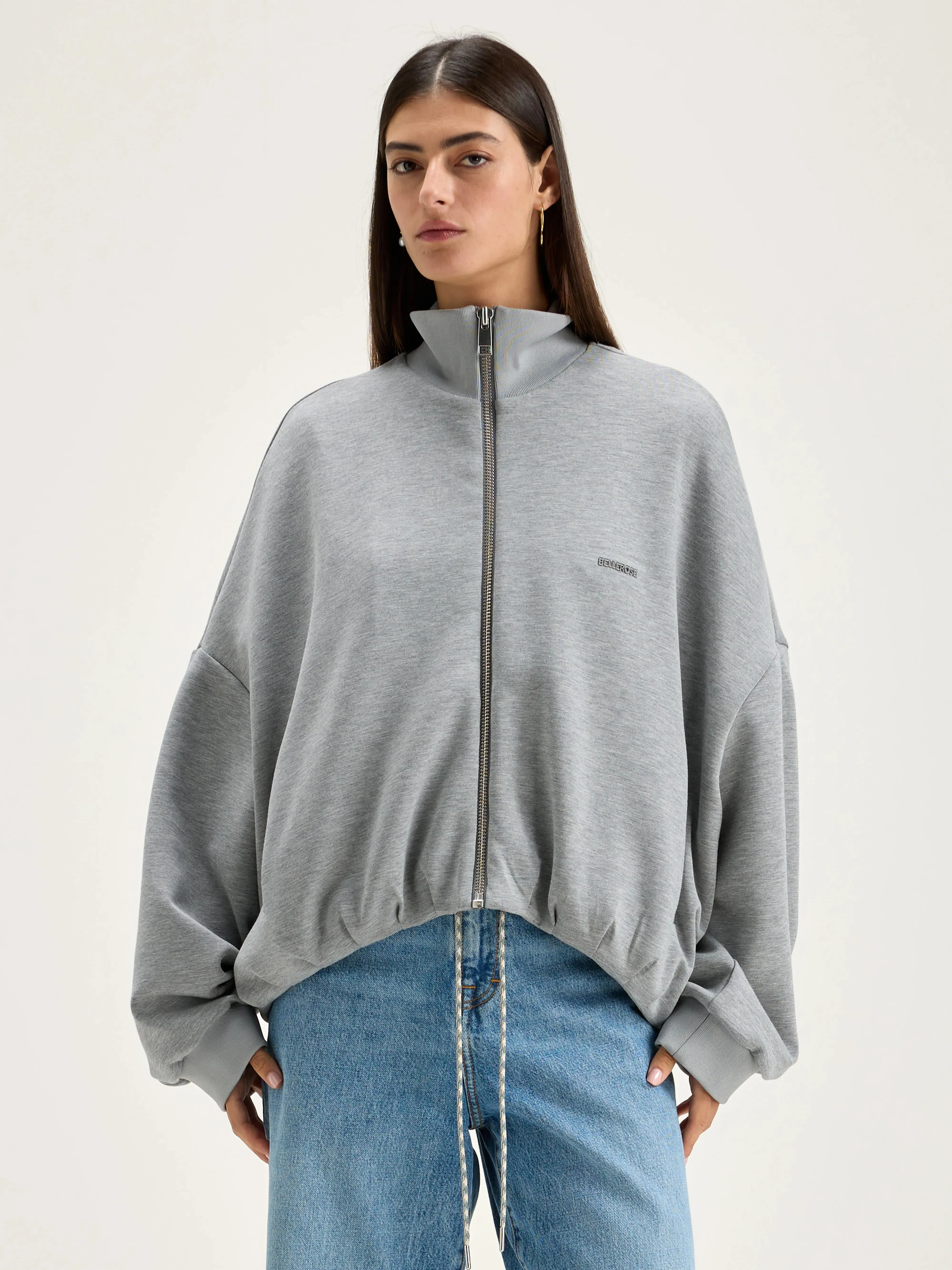 Tallis zip-up sweatshirt (242 / W / H. GREY) sold by Bellrose product image thumbnail 2