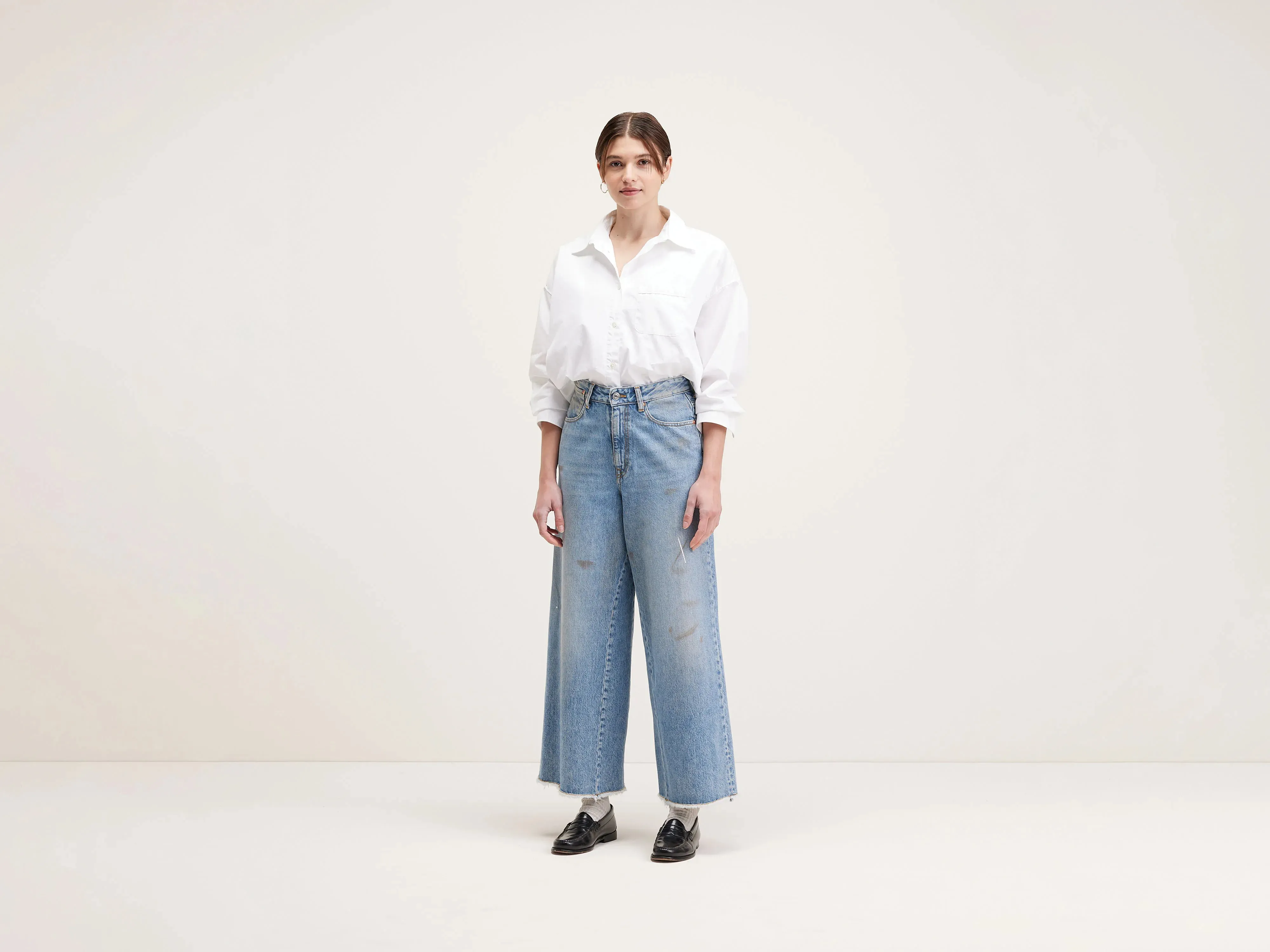 Pantera wide jeans (242 / W / VINTAGE LT BLUE) sold by Bellrose