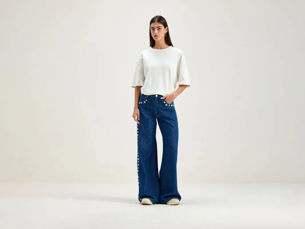 Denim N. 97 wide jeans (242 / W / 60S STONE WASH) sold by Bellrose