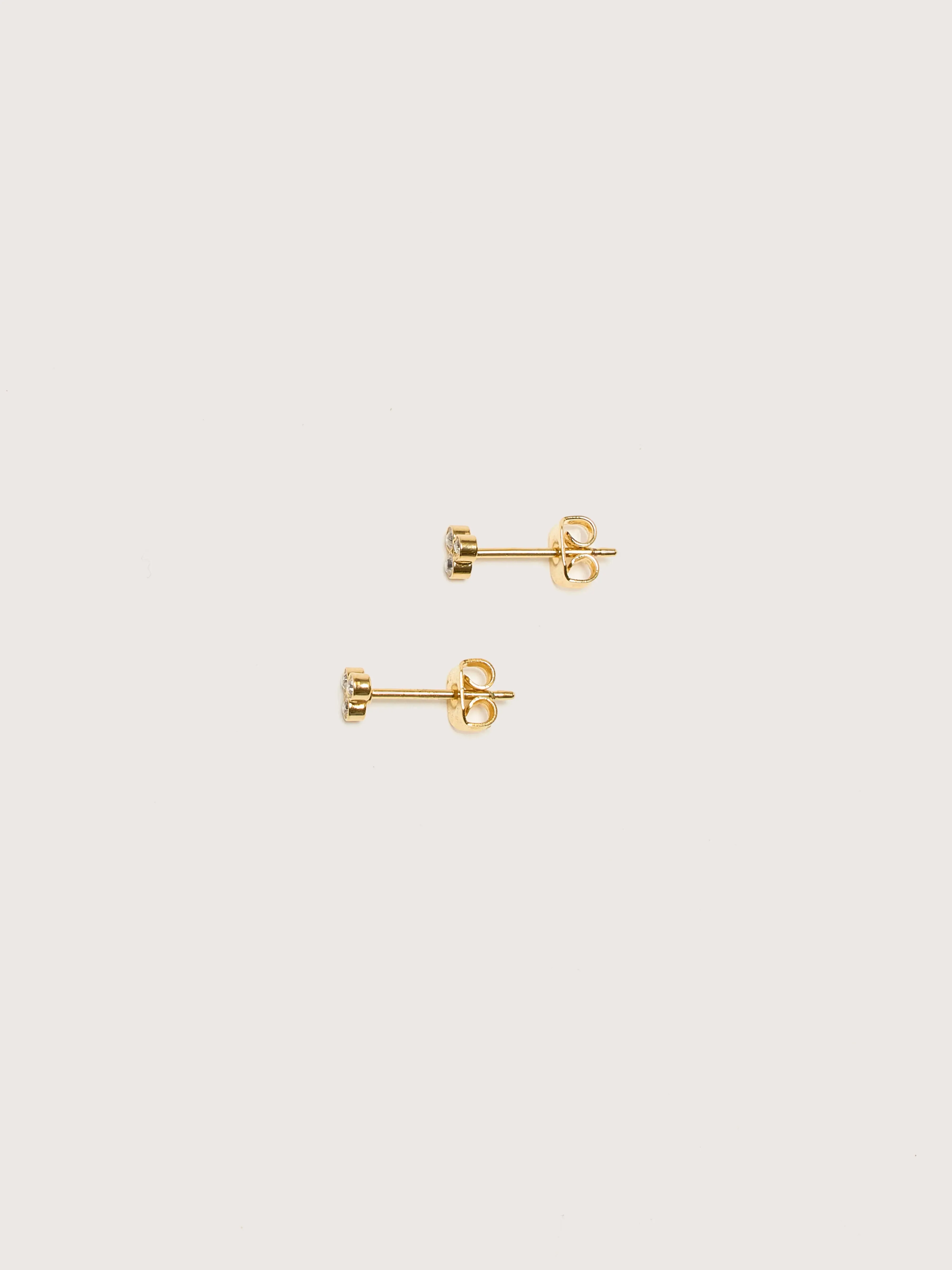 Melia Stud Earrings (242 / W / GOLD) sold by Bellrose product image thumbnail 2