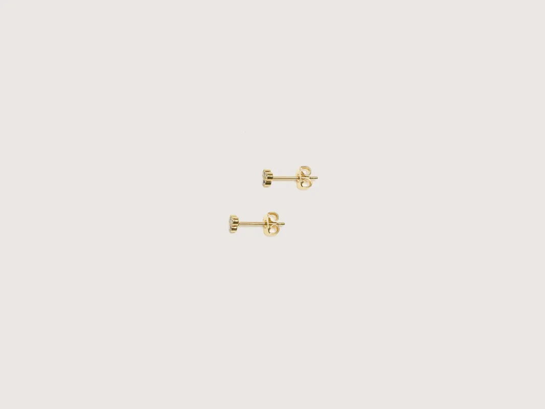 Melia Stud Earrings (242 / W / GOLD) made by Bellrose