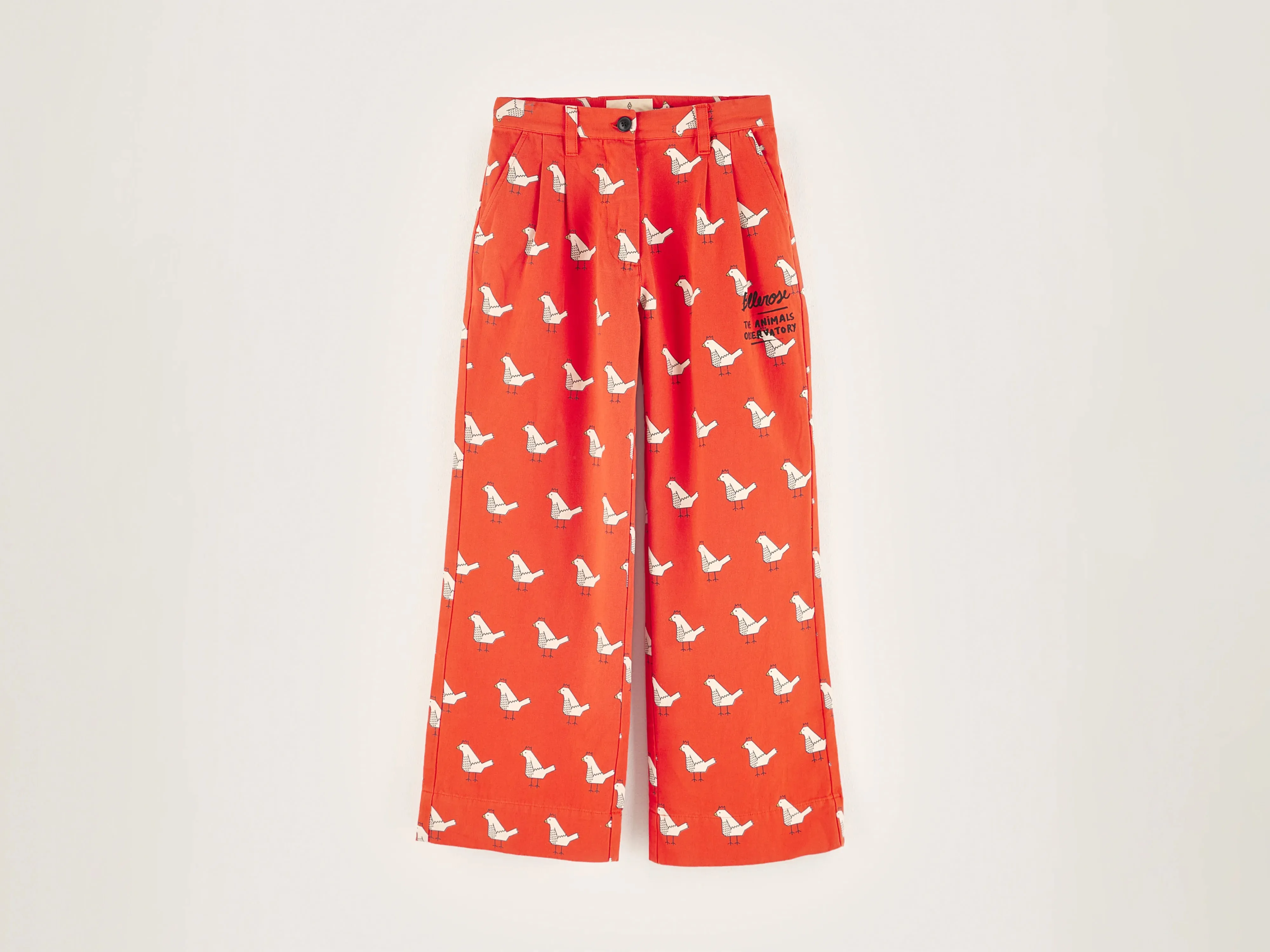 Poule wide pleated trousers (242 / G / GRENADINE) sold by Bellrose