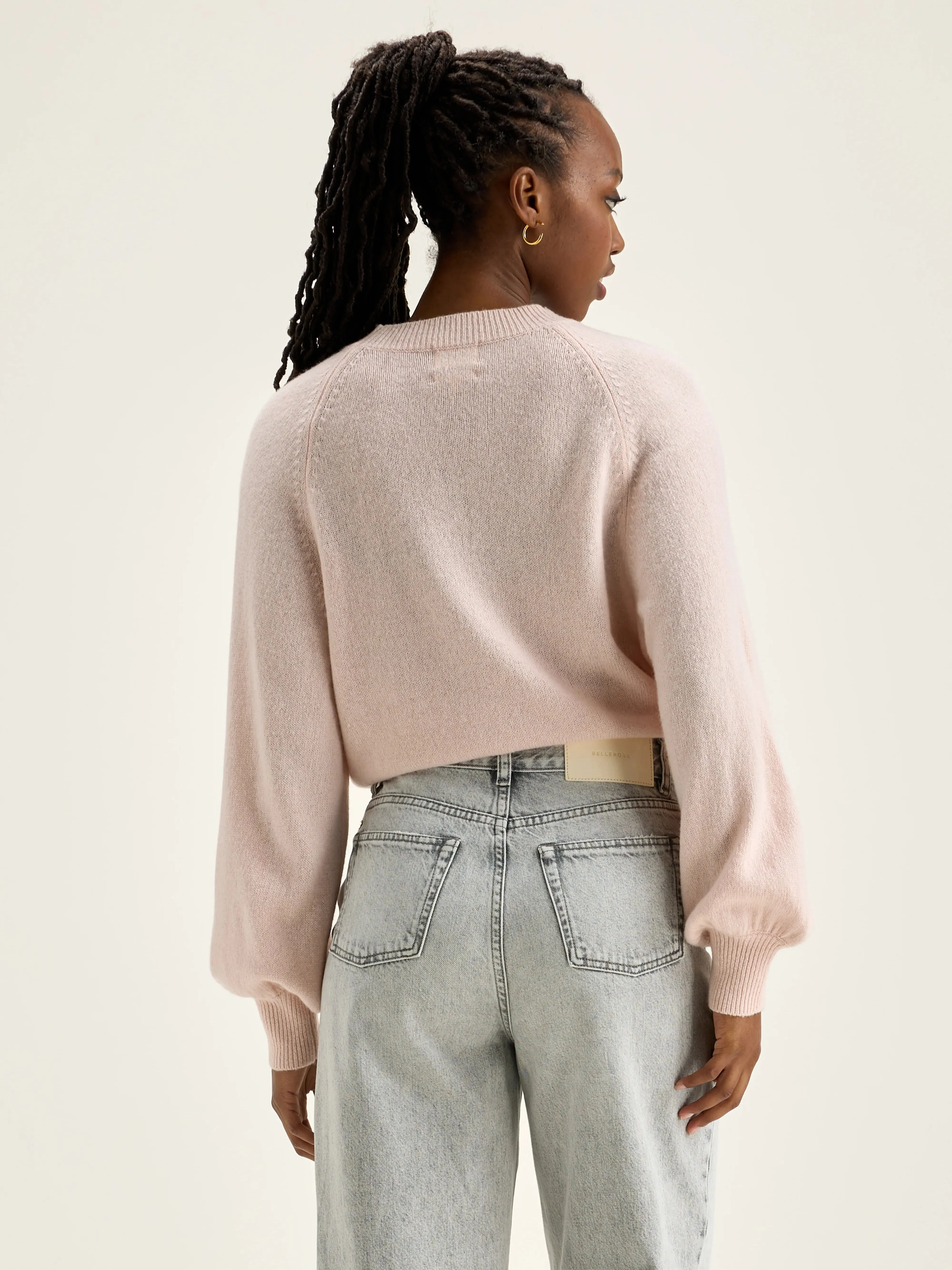 Ganto crew-neck sweater (242 / W / LIGHT ROSE) sold by Bellrose product image thumbnail 4