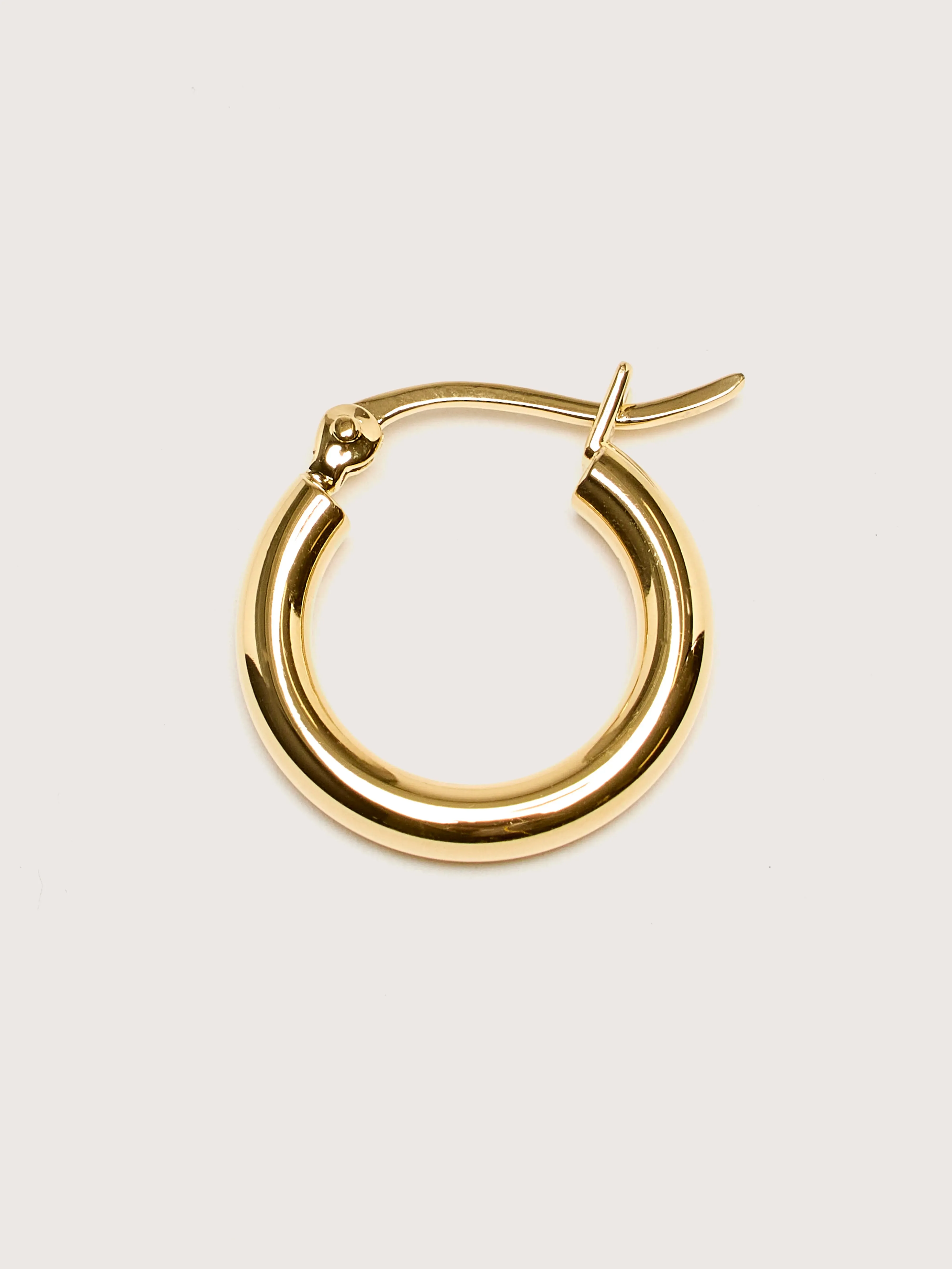 Oda Small Gold Hoop Earrings (242 / W / GOLD) sold by Bellrose product image thumbnail 3