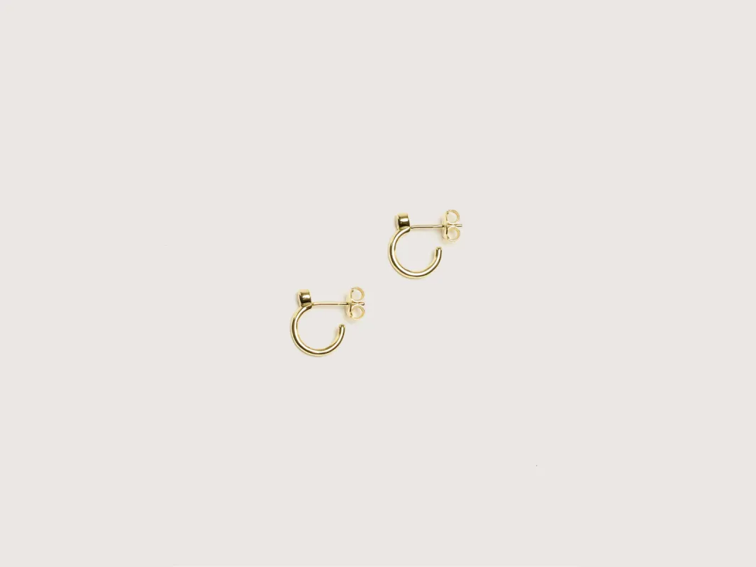 Odette Mini Hook Earrings (251 / W / GOLD) sold by Bellrose