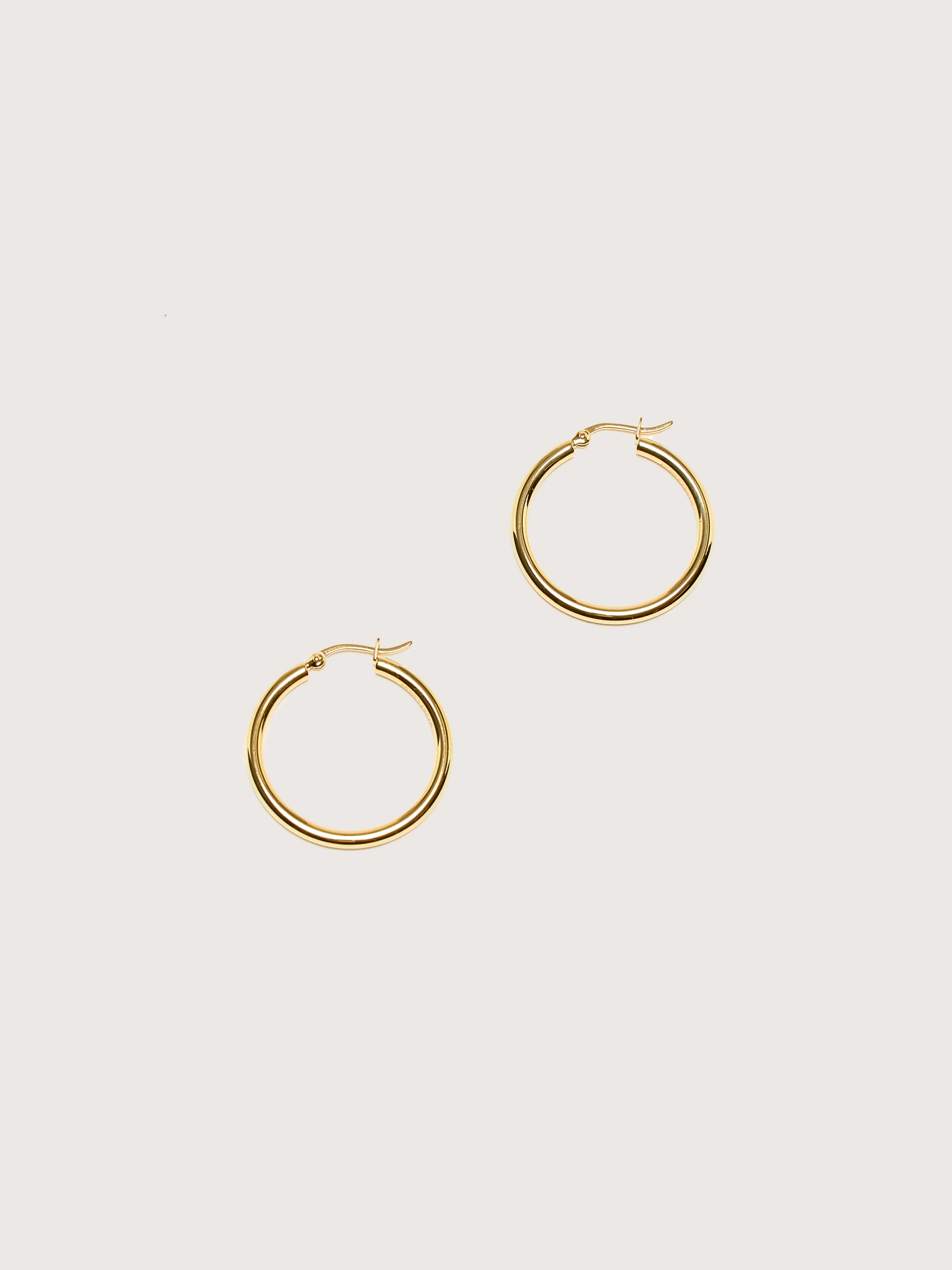 Oda Large Gold Hoop Earrings (242 / W / GOLD) sold by Bellrose product image thumbnail 2