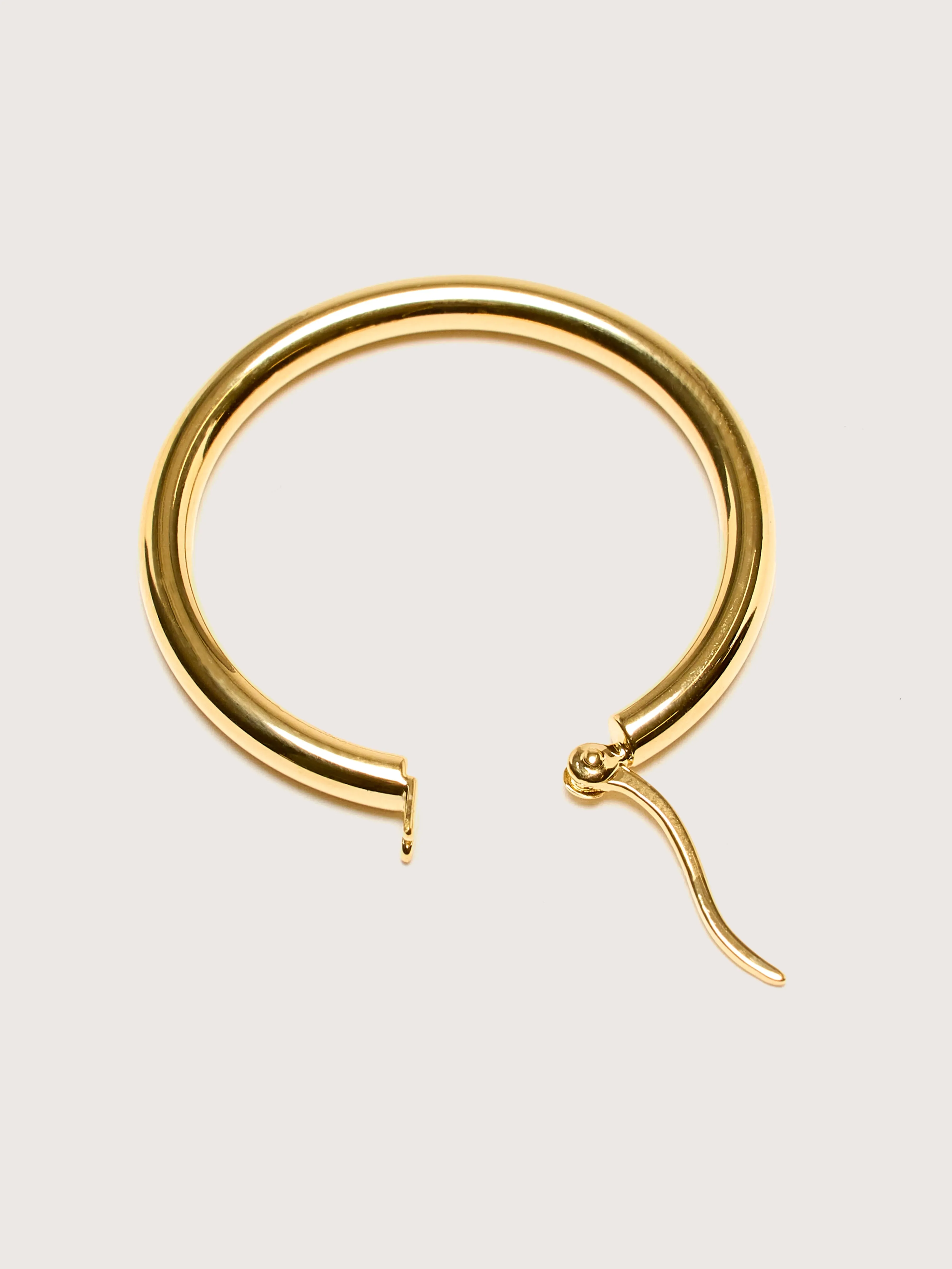 Oda Large Gold Hoop Earrings (242 / W / GOLD) sold by Bellrose product image thumbnail 4