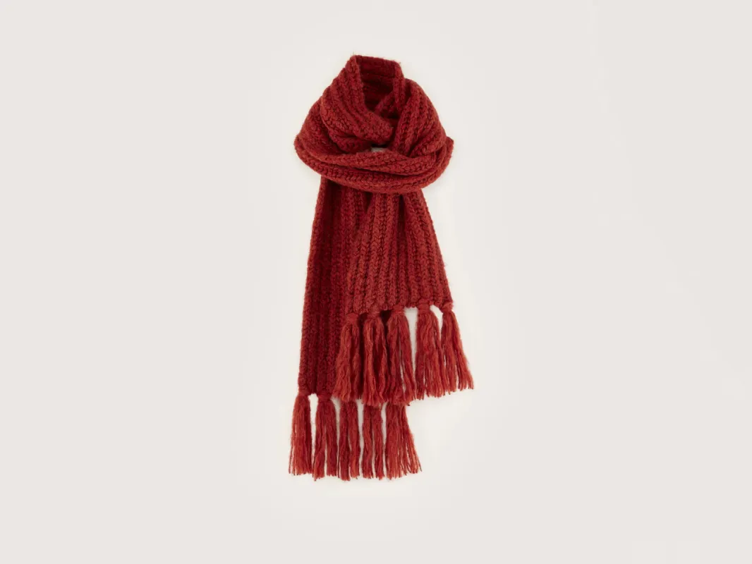 Lioko ribbed scarf (242 / M / MAHOGANY) sold by Bellrose