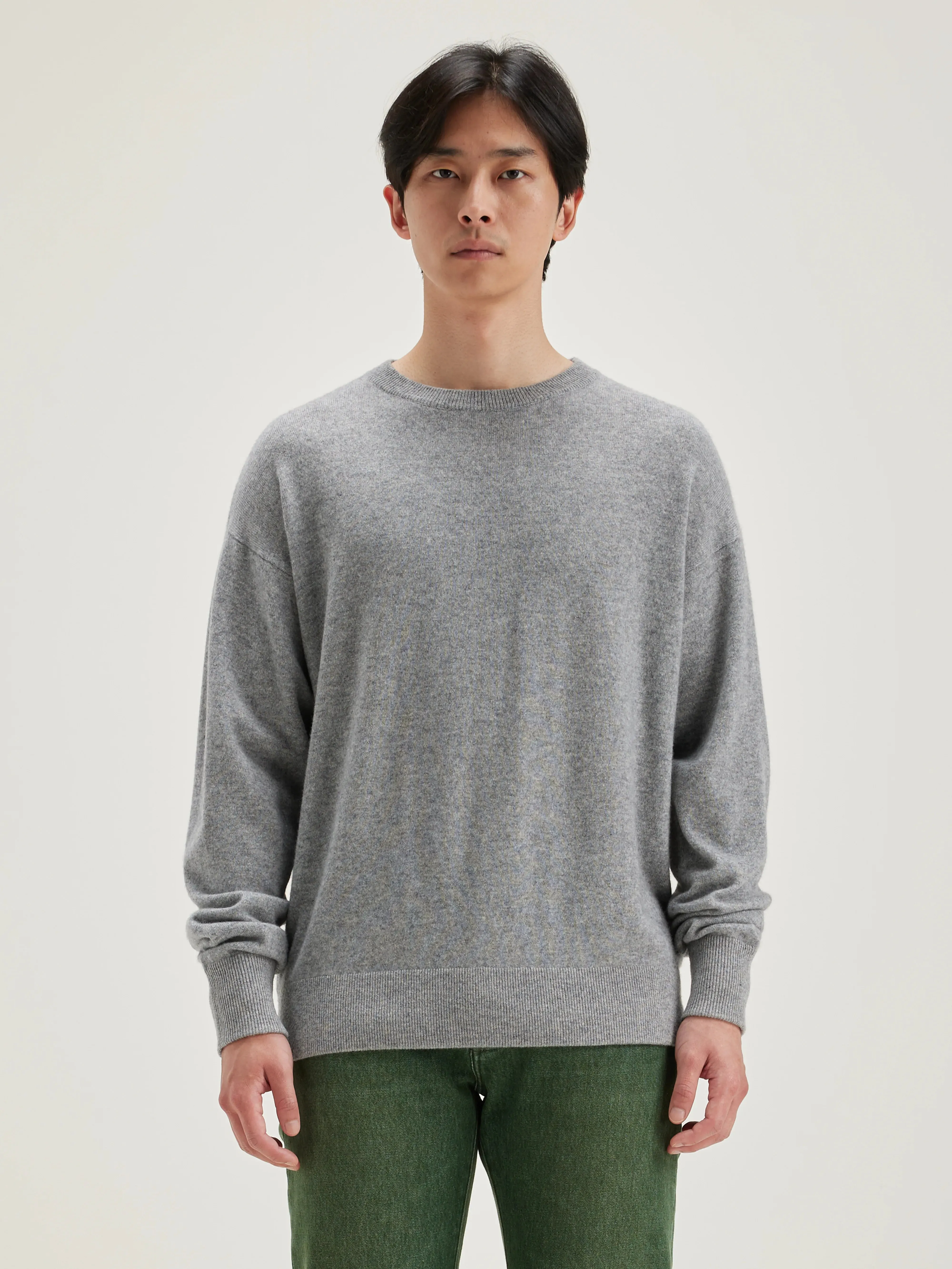 Slamy crew-neck sweater (242 / M / H. GREY) sold by Bellrose product image thumbnail 2