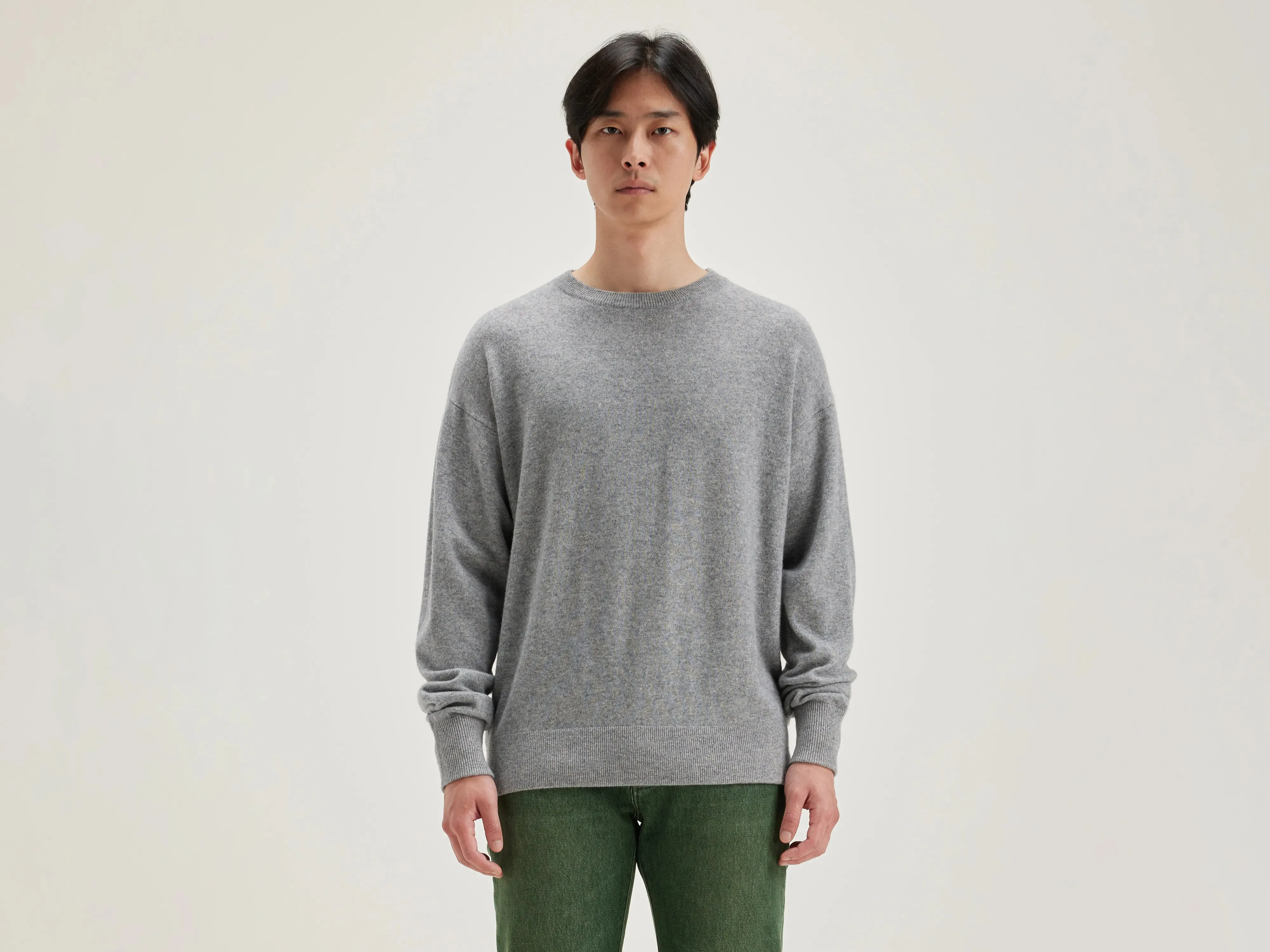 Slamy crew-neck sweater (242 / M / H. GREY) sold by Bellrose