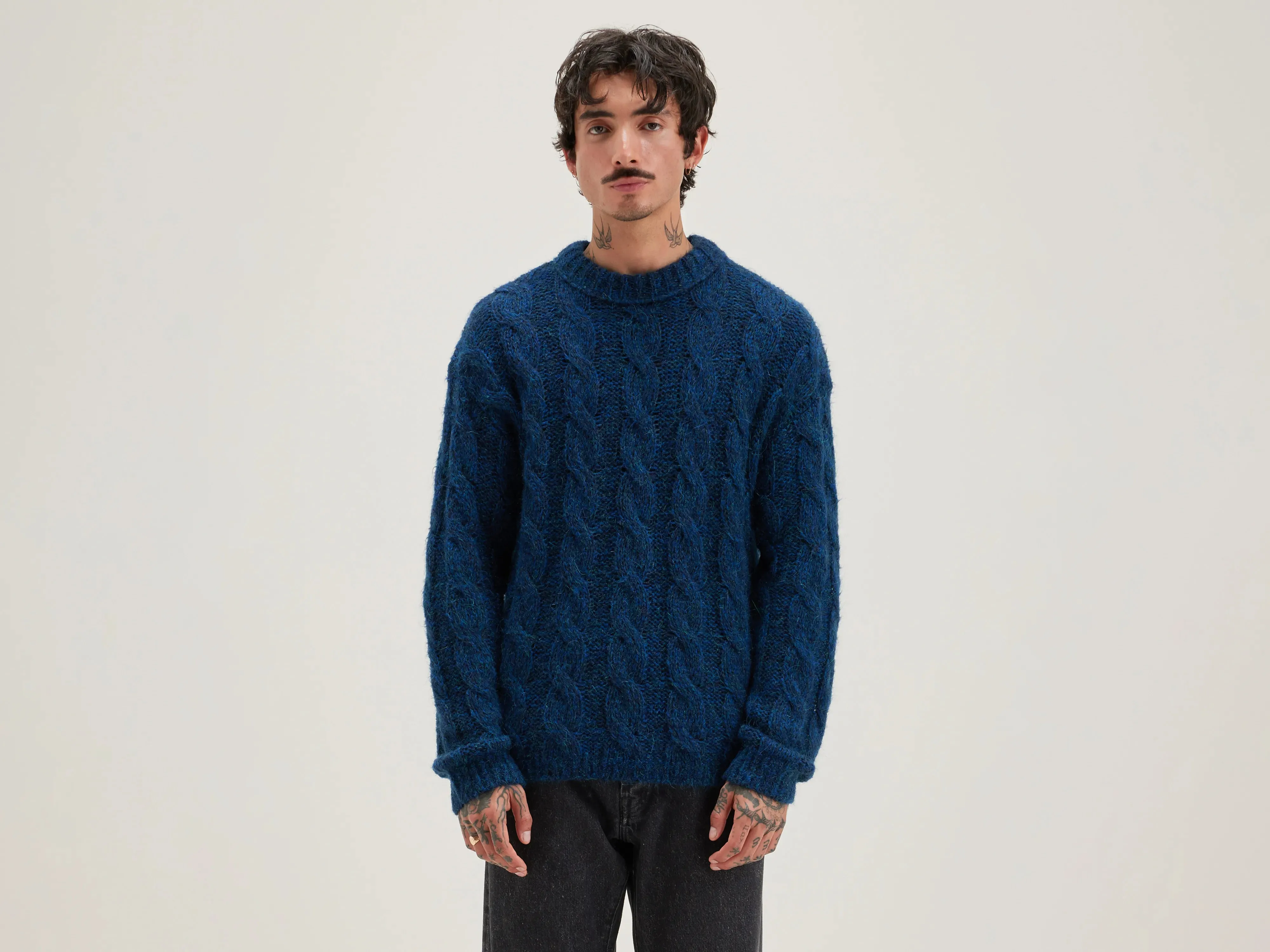 Noft cable-knit sweater (242 / M / COMBO A) sold by Bellrose