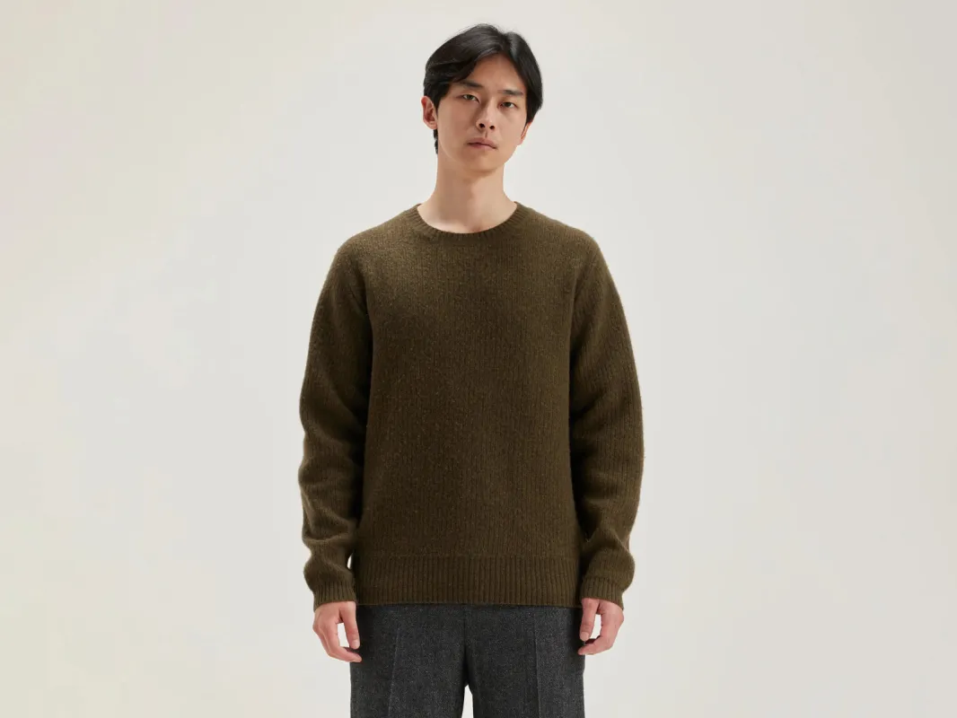 Geich crew-neck sweater (242 / M / MILITARY) sold by Bellrose