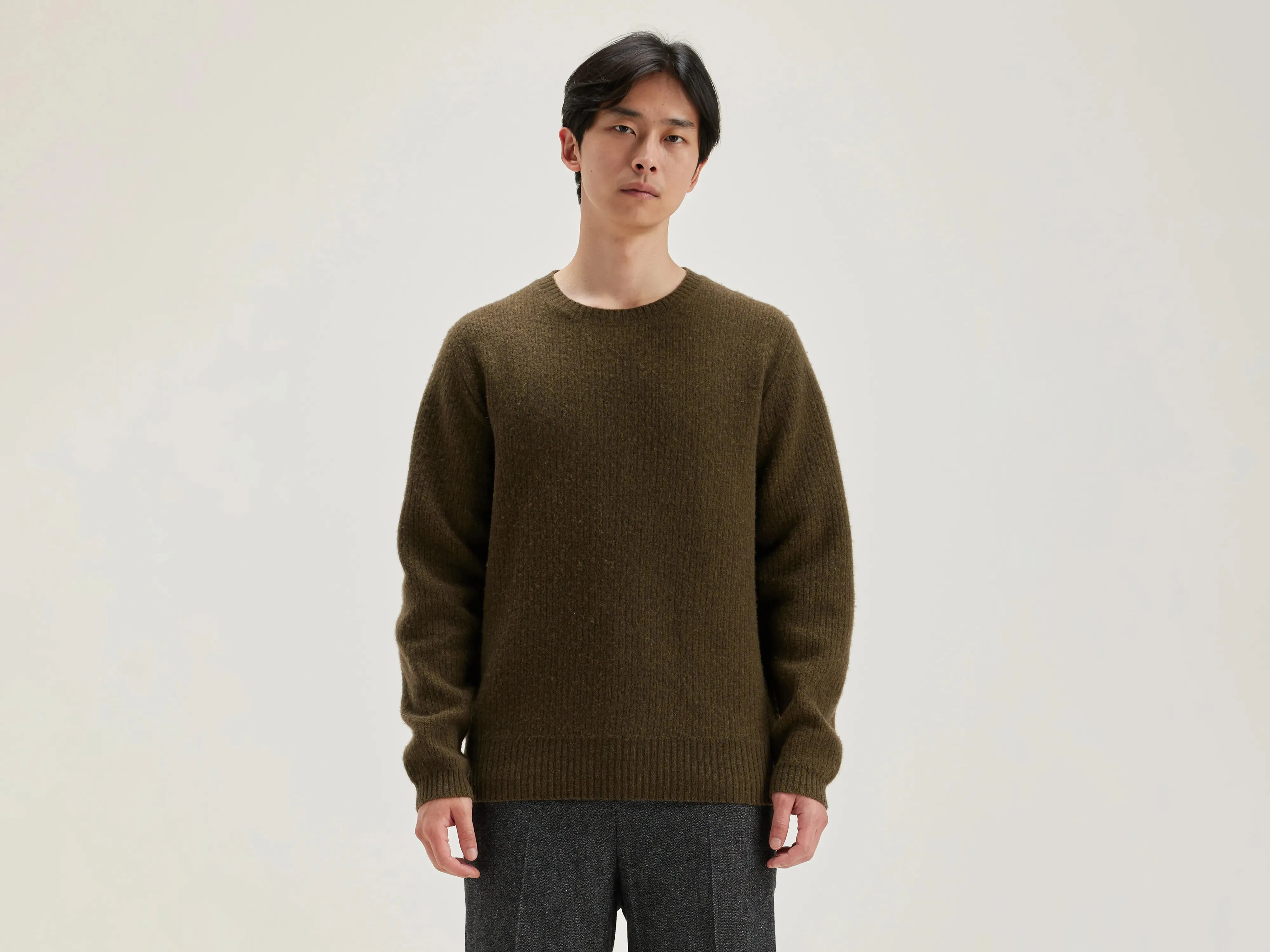 Geich crew-neck sweater (242 / M / MILITARY) sold by Bellrose