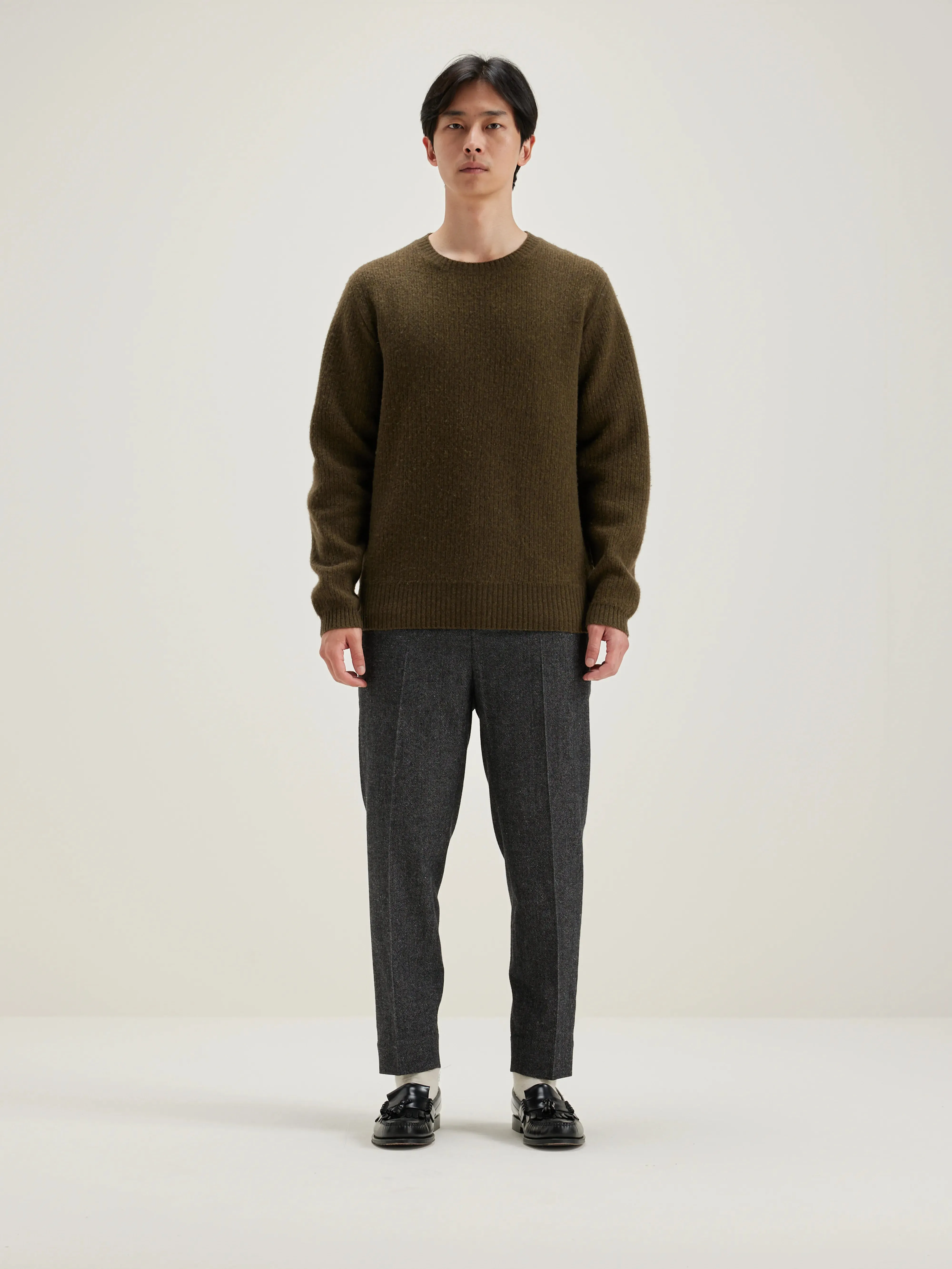 Geich crew-neck sweater (242 / M / MILITARY) sold by Bellrose product image thumbnail 3