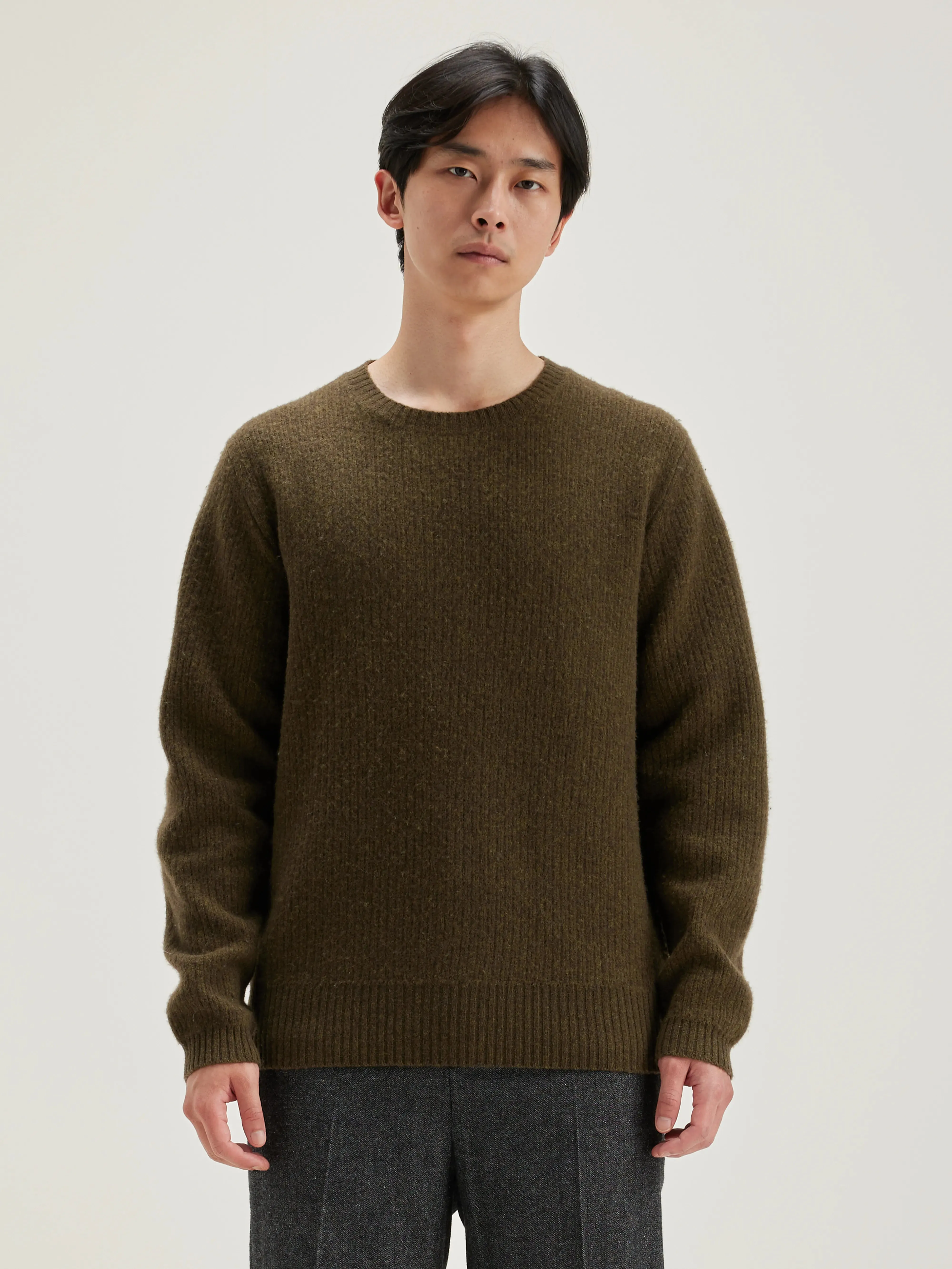 Geich crew-neck sweater (242 / M / MILITARY) sold by Bellrose product image thumbnail 2