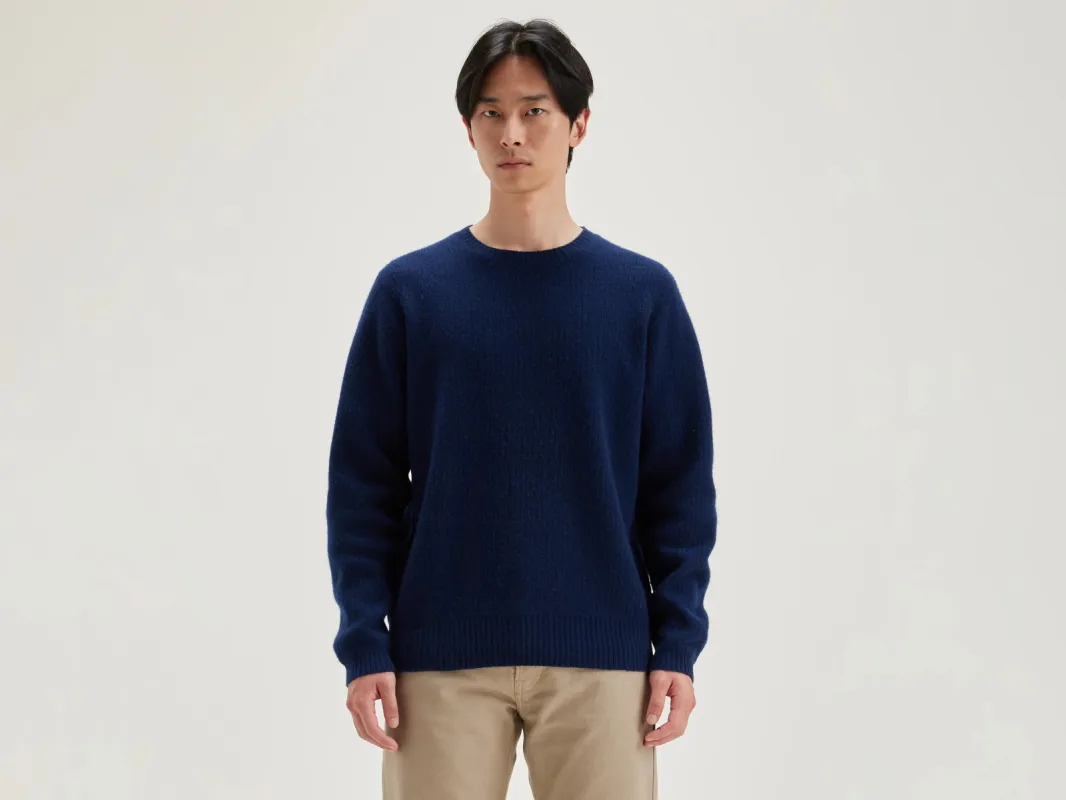 Geich crew-neck sweater (242 / M / NAVAL) sold by Bellrose