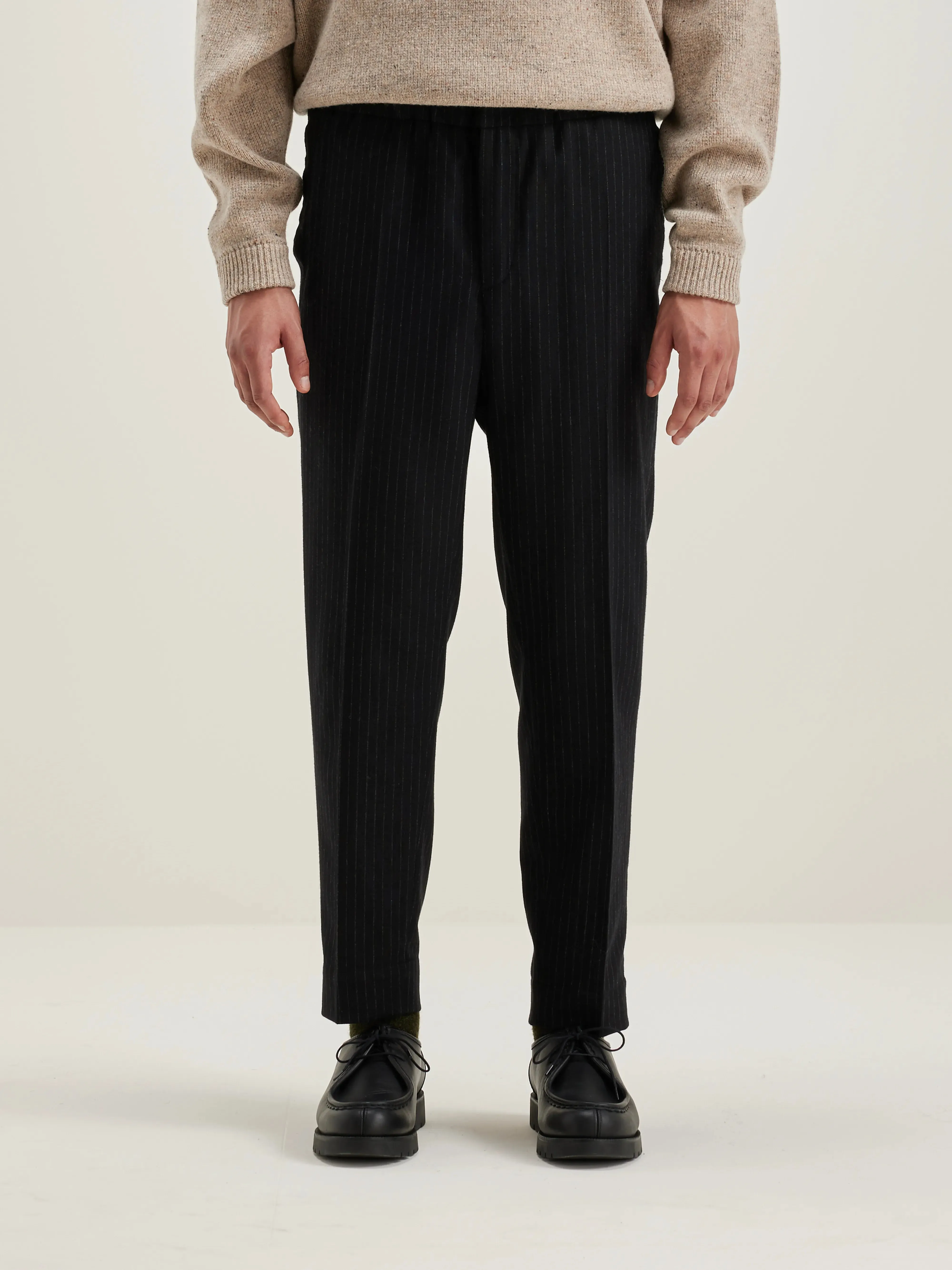 Stanford wide tapered trousers (242 / M / STRIPE A) sold by Bellrose product image thumbnail 2